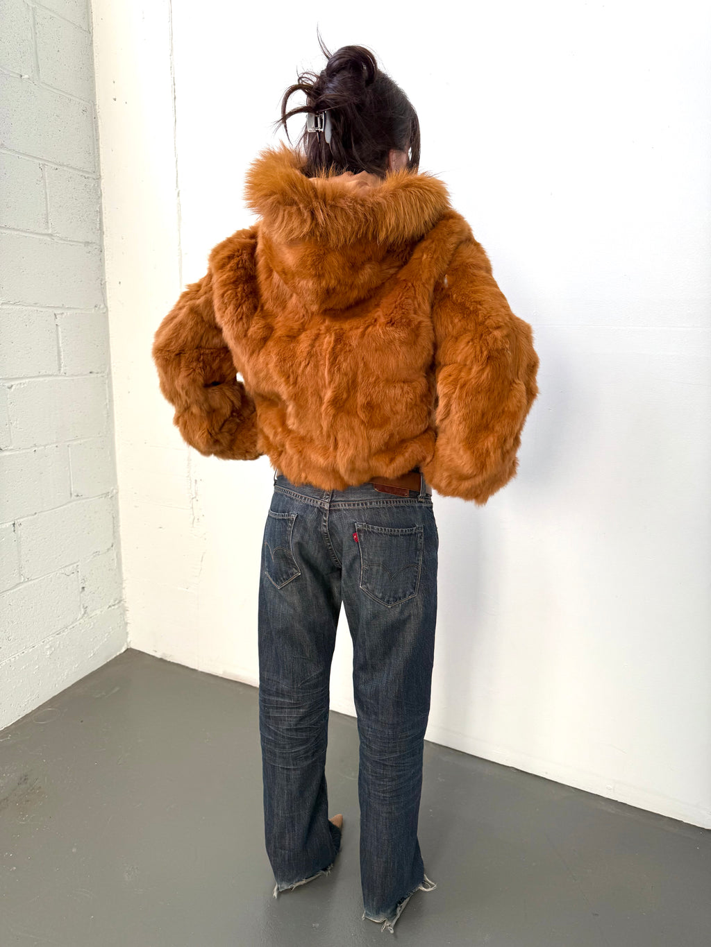 Rabbit fur jacket