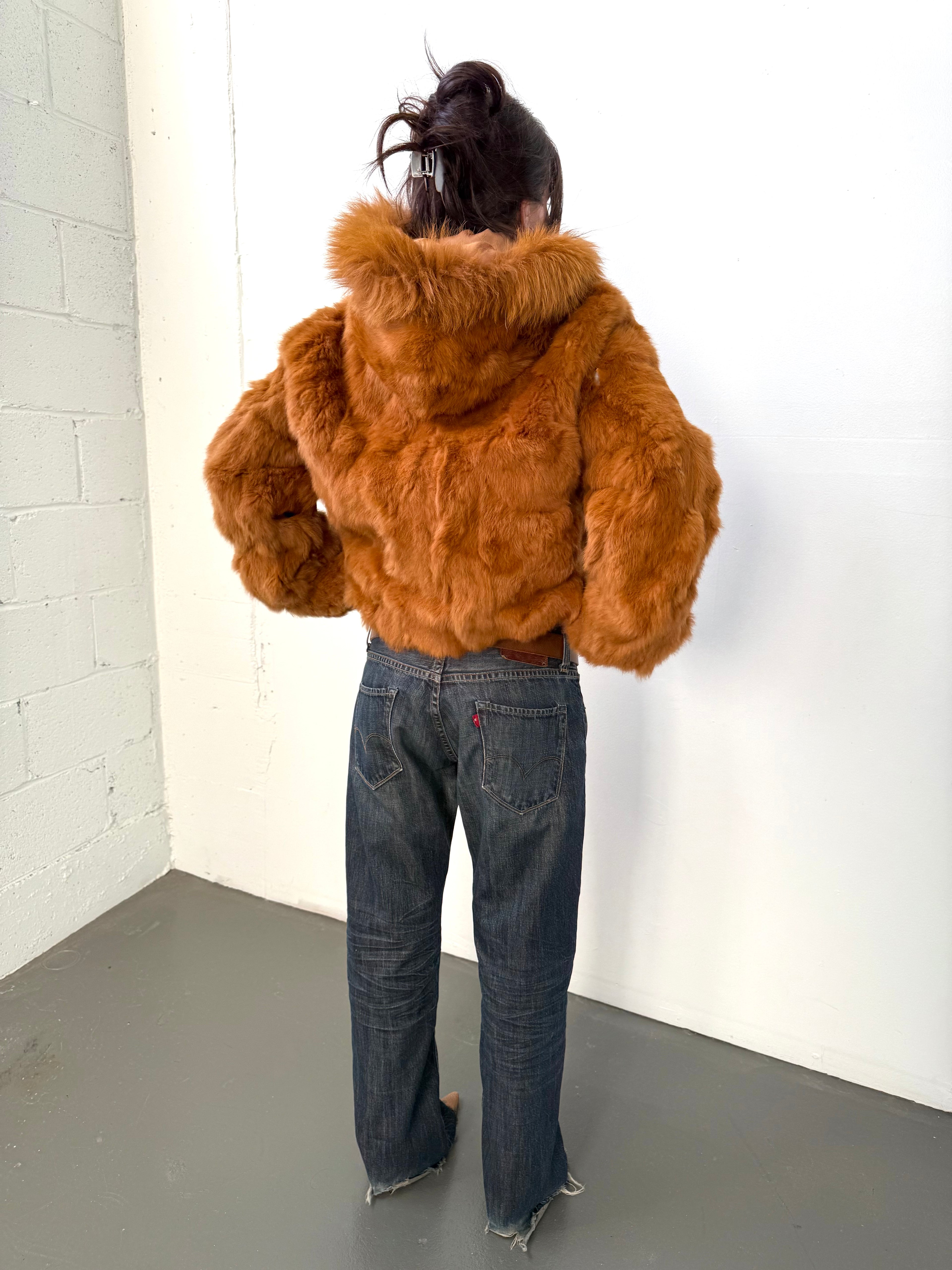 Rabbit fur jacket