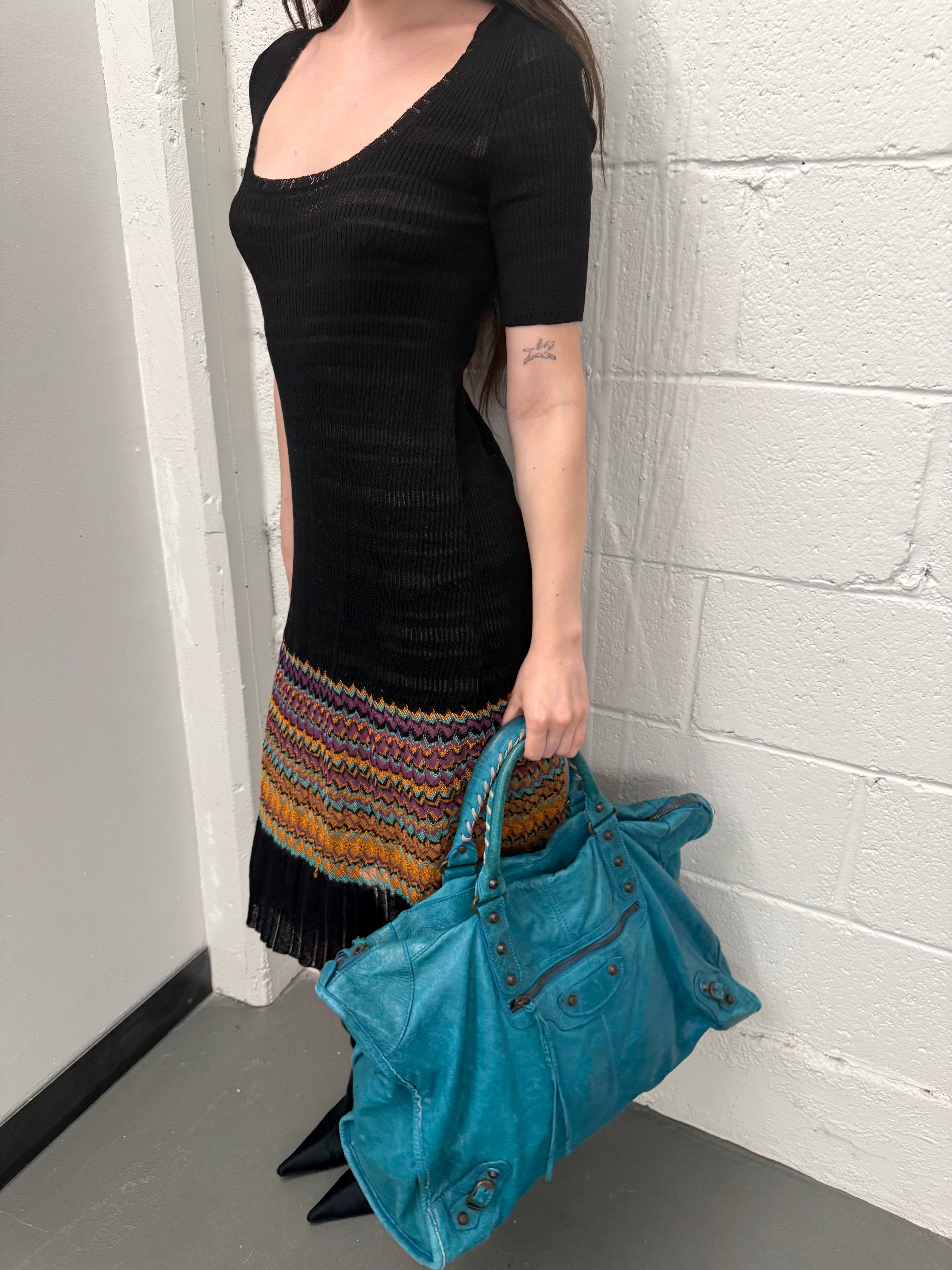 Missoni knit midi dress