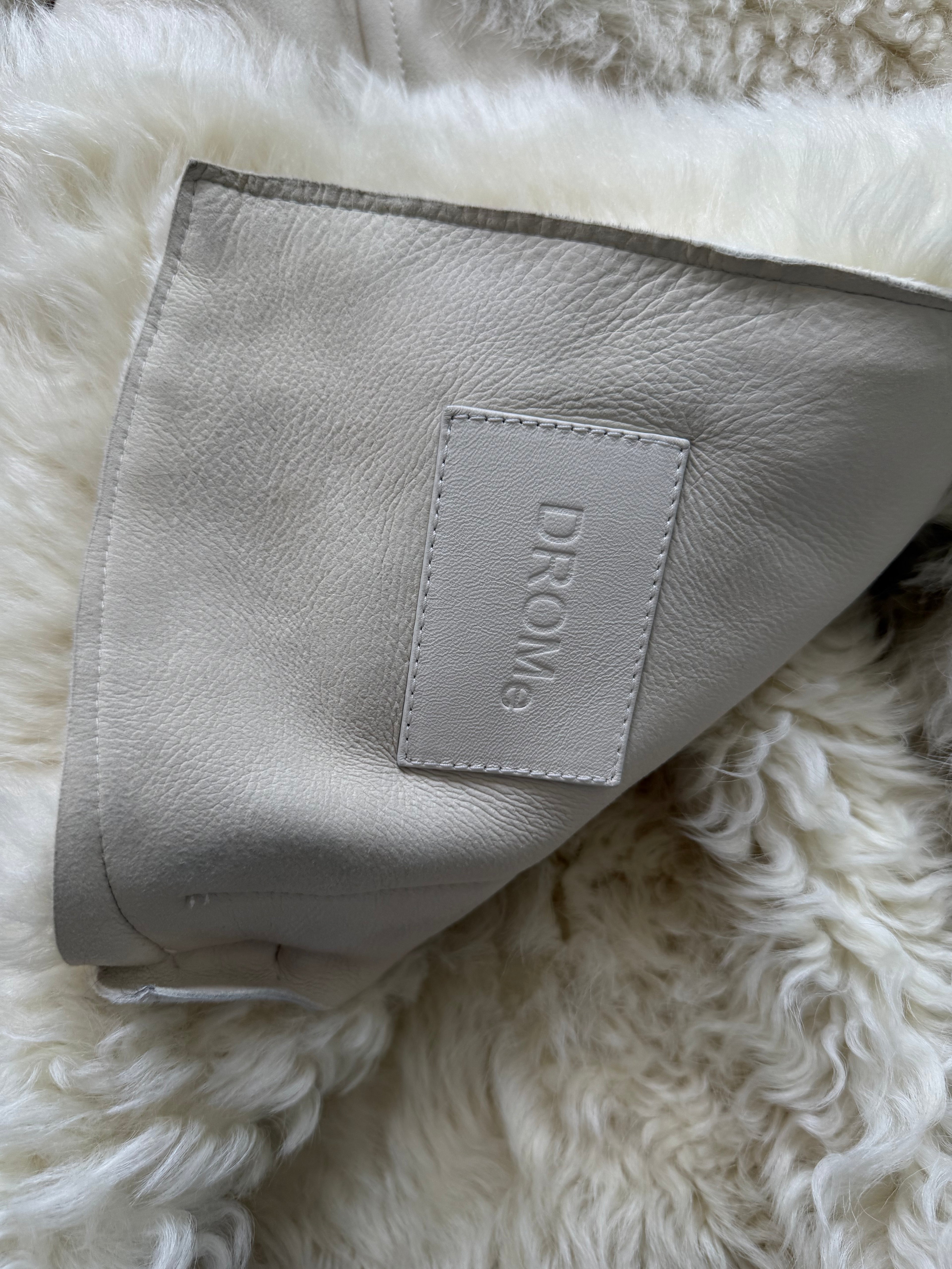 Drome shearling lambskin leather jacket
