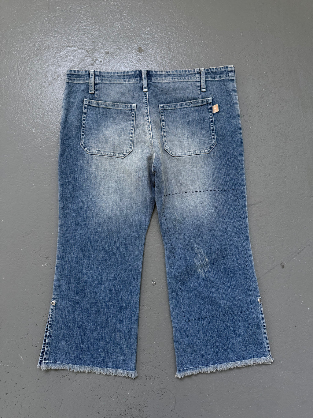 Vintage denim capris