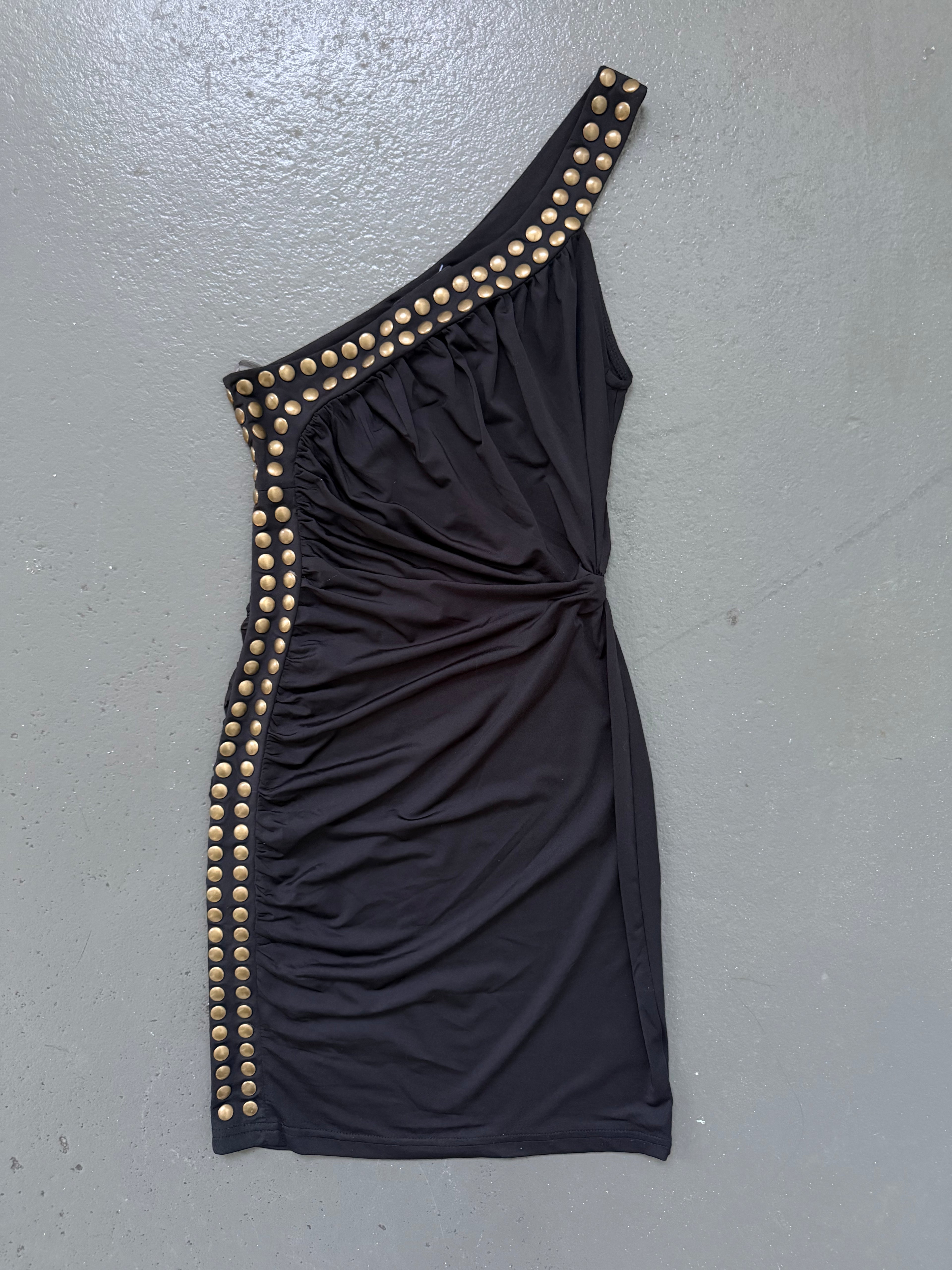 Vintage Twenty One studded asymmetrical dress
