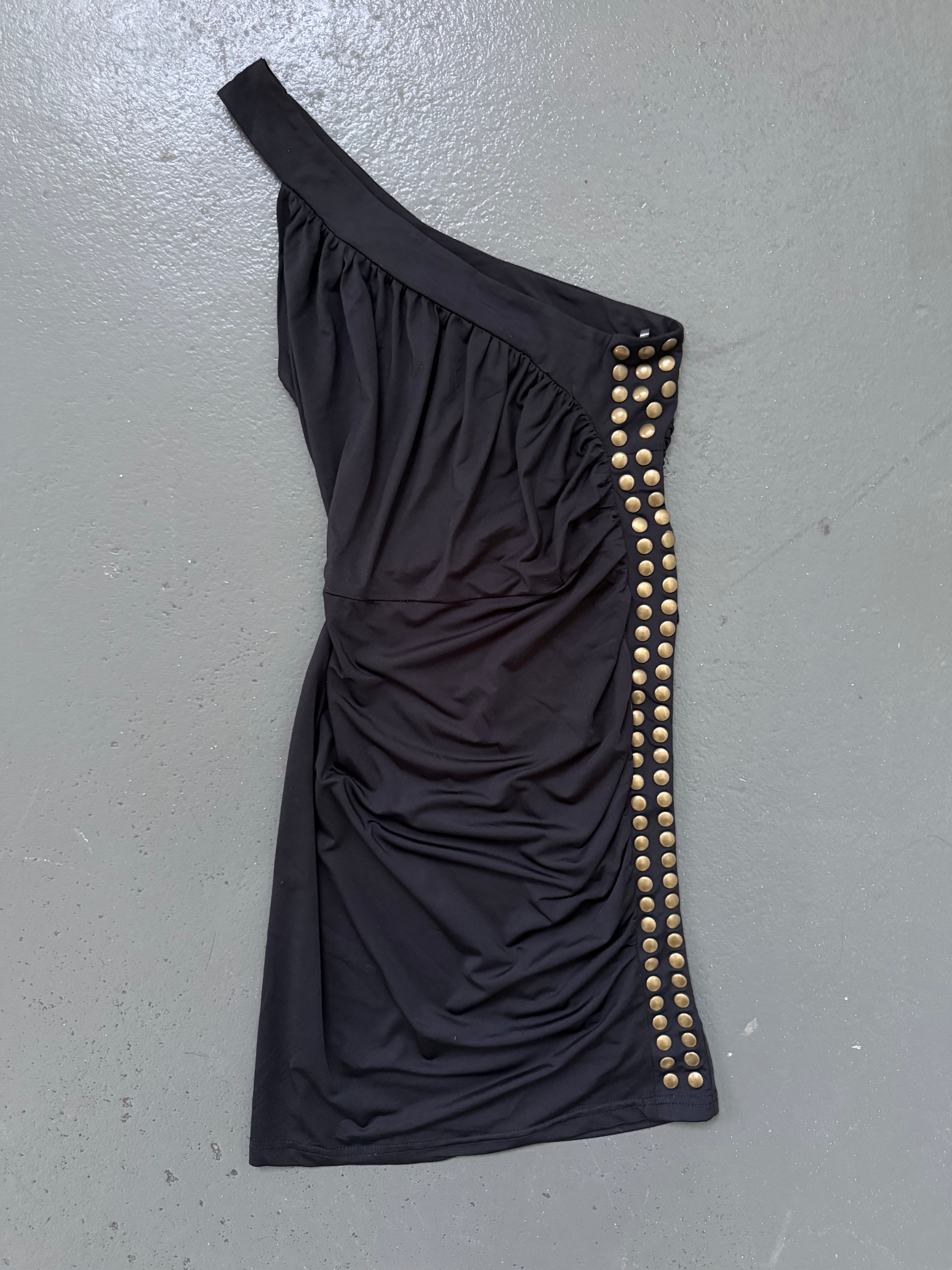 Vintage Twenty One studded asymmetrical dress