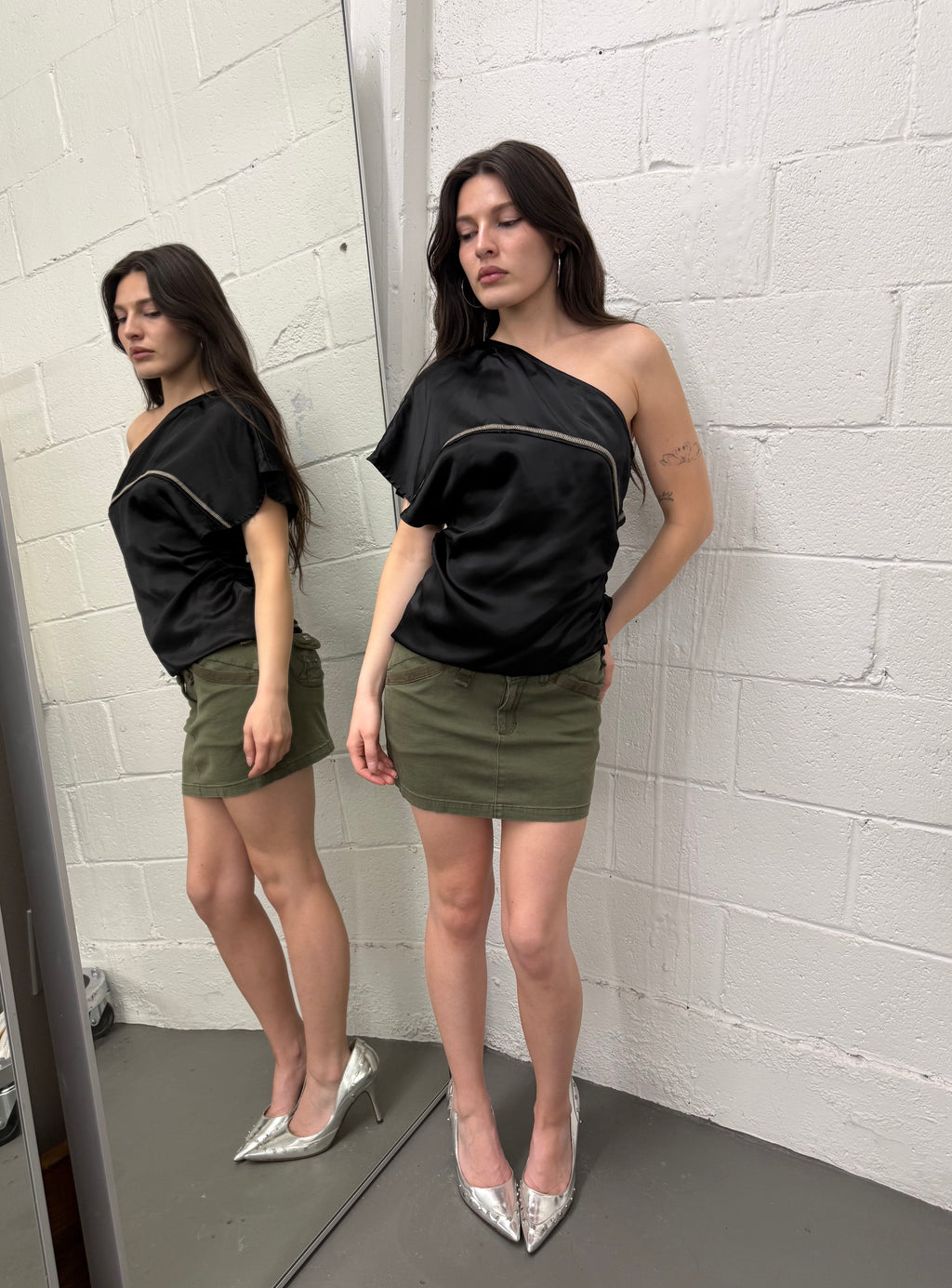 Helmut Lang asymmetrical top
