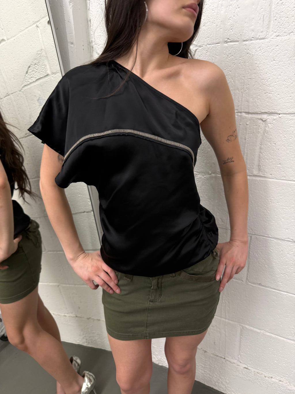 Helmut Lang asymmetrical top