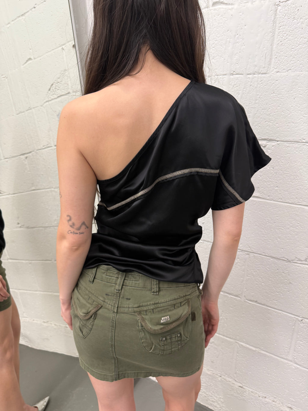 Helmut Lang asymmetrical top