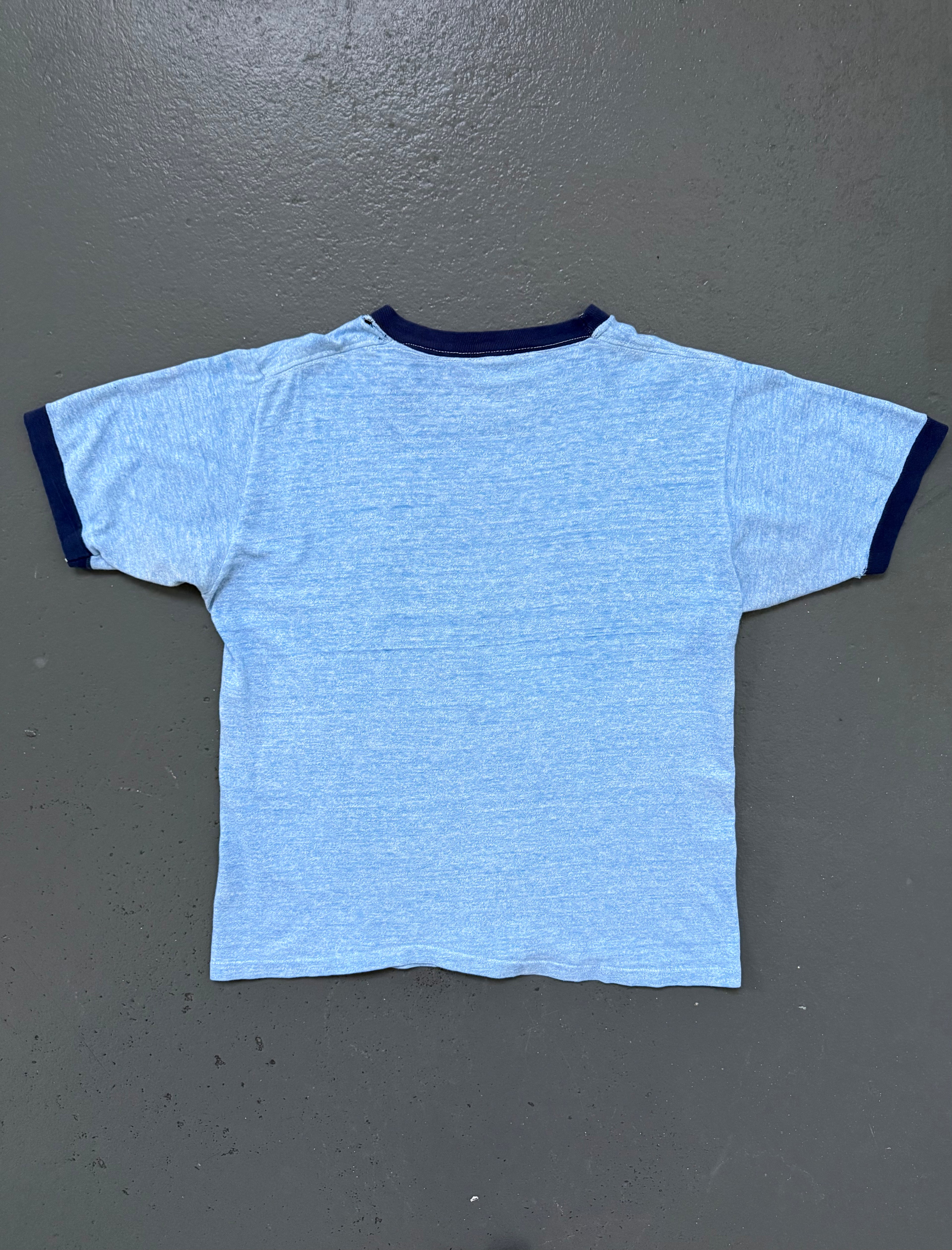Vintage distressed ringer tee