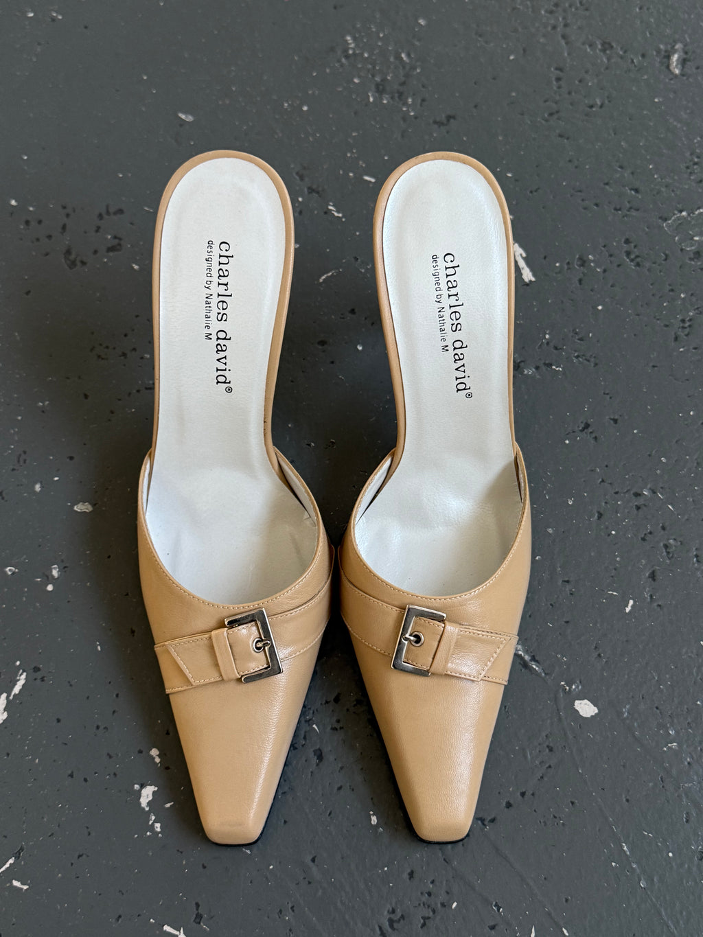 Vintage buckle heels