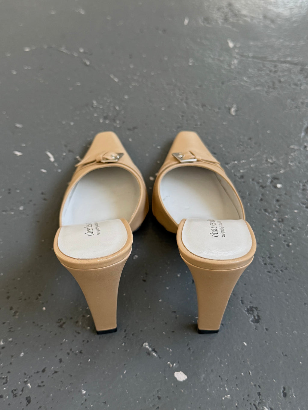 Vintage buckle heels