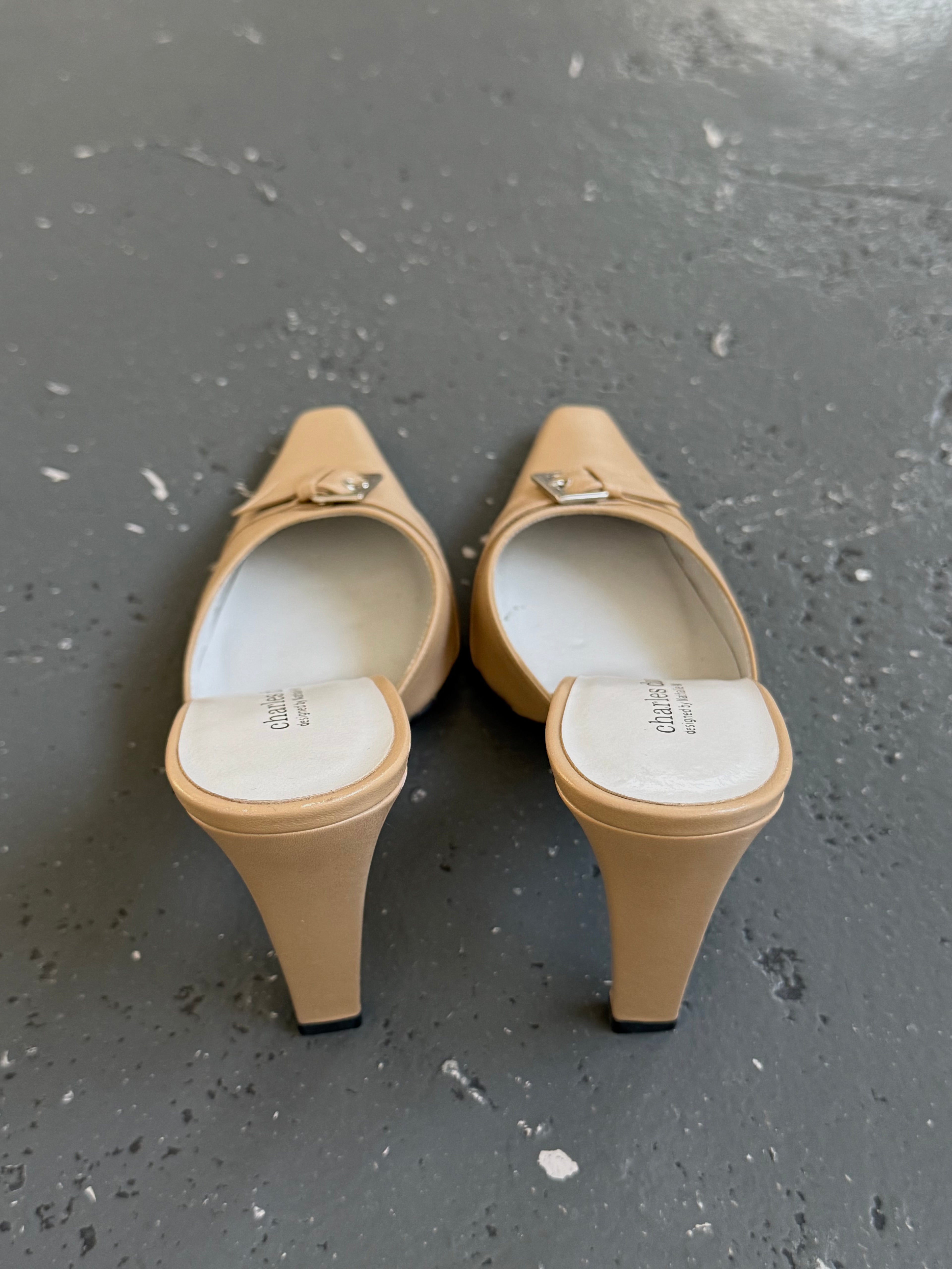 Vintage buckle heels