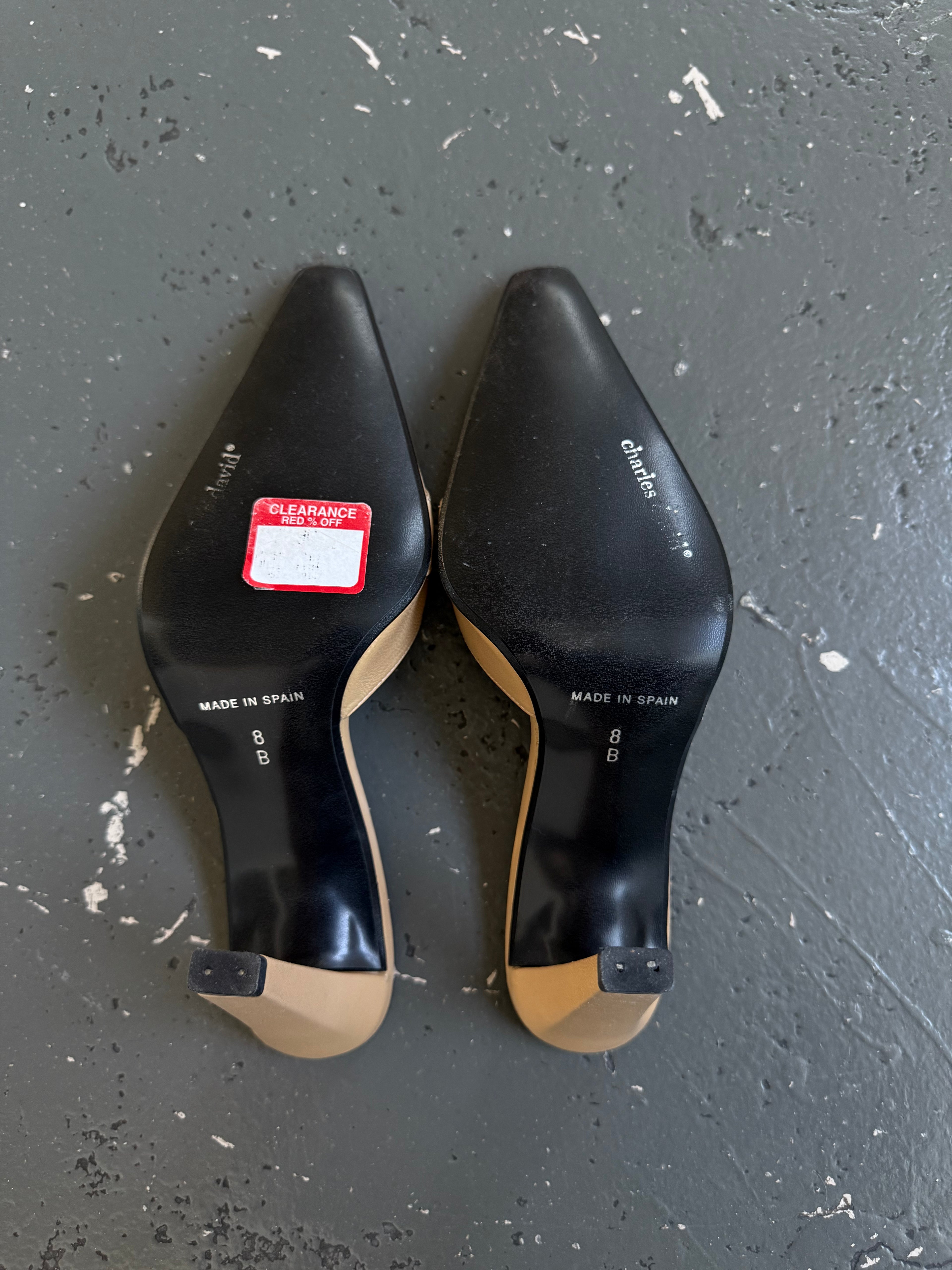 Vintage buckle heels