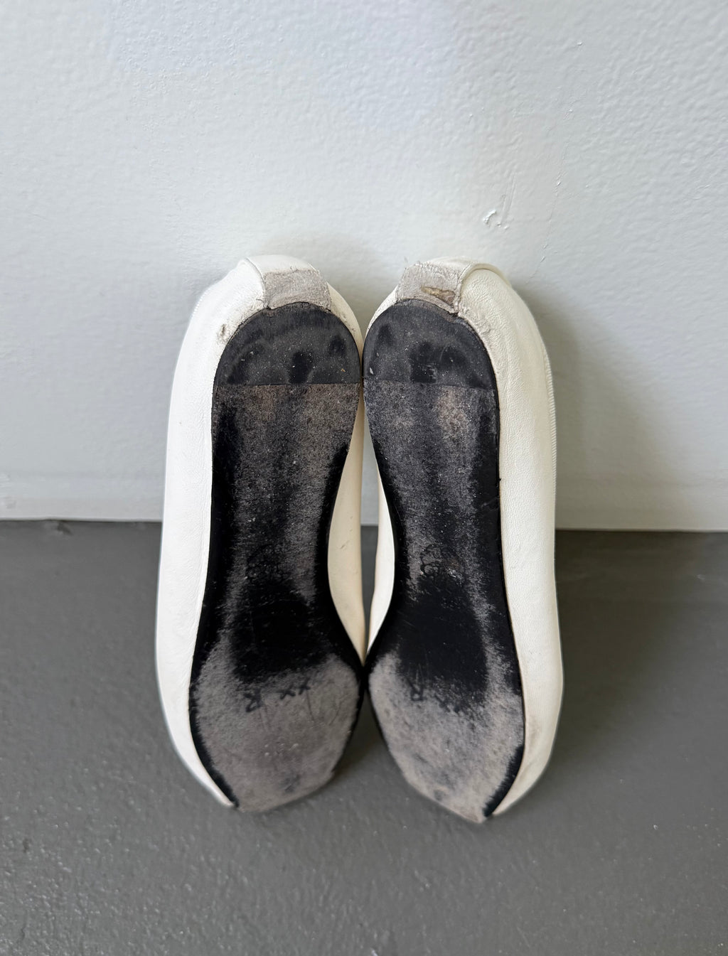 Alexander McQueen metal toecap flats