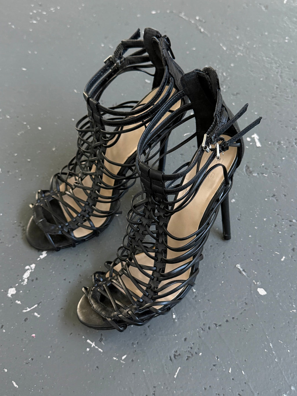 Vintage strappy heels