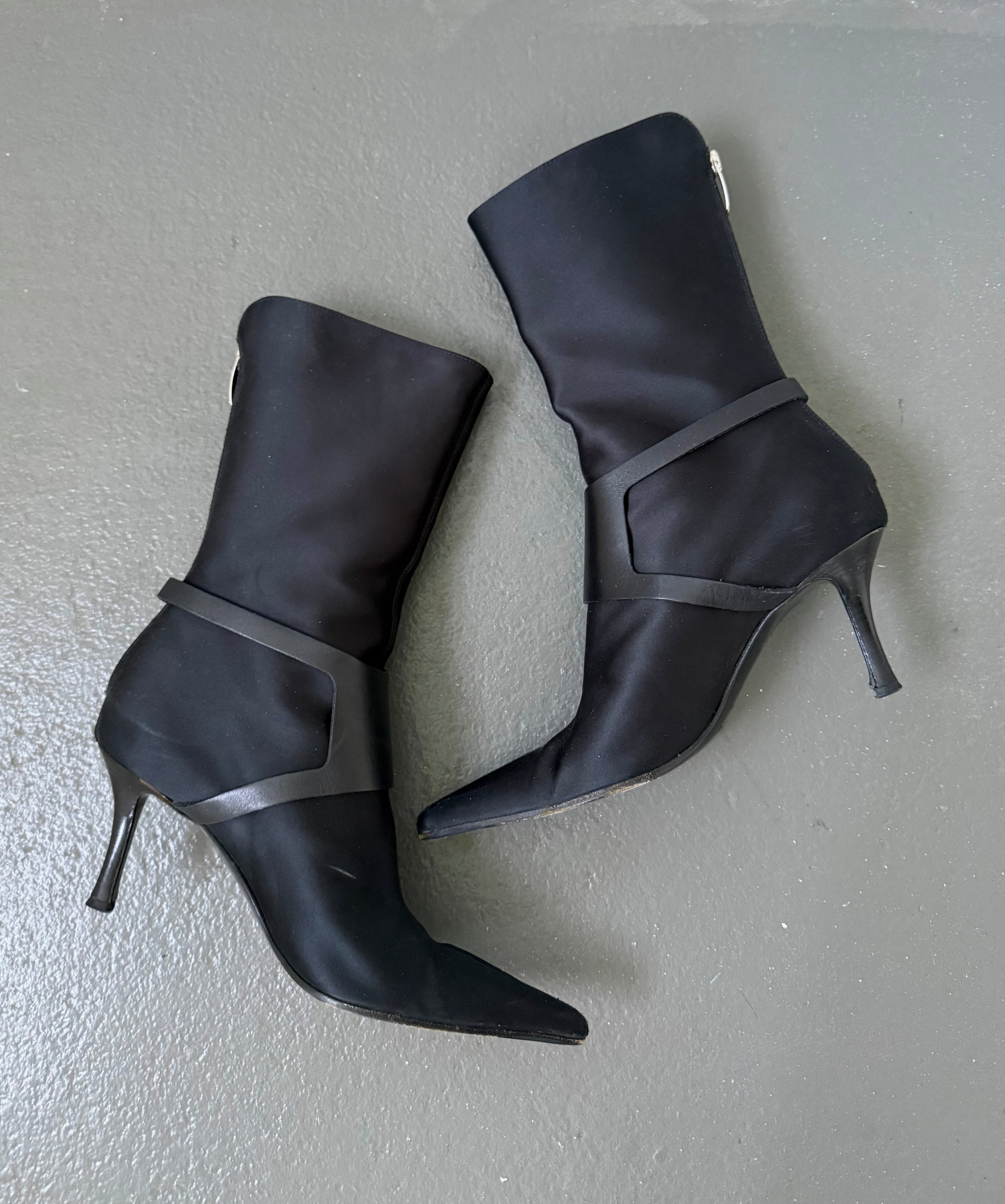 Sergio Rossi buckle heeled boots