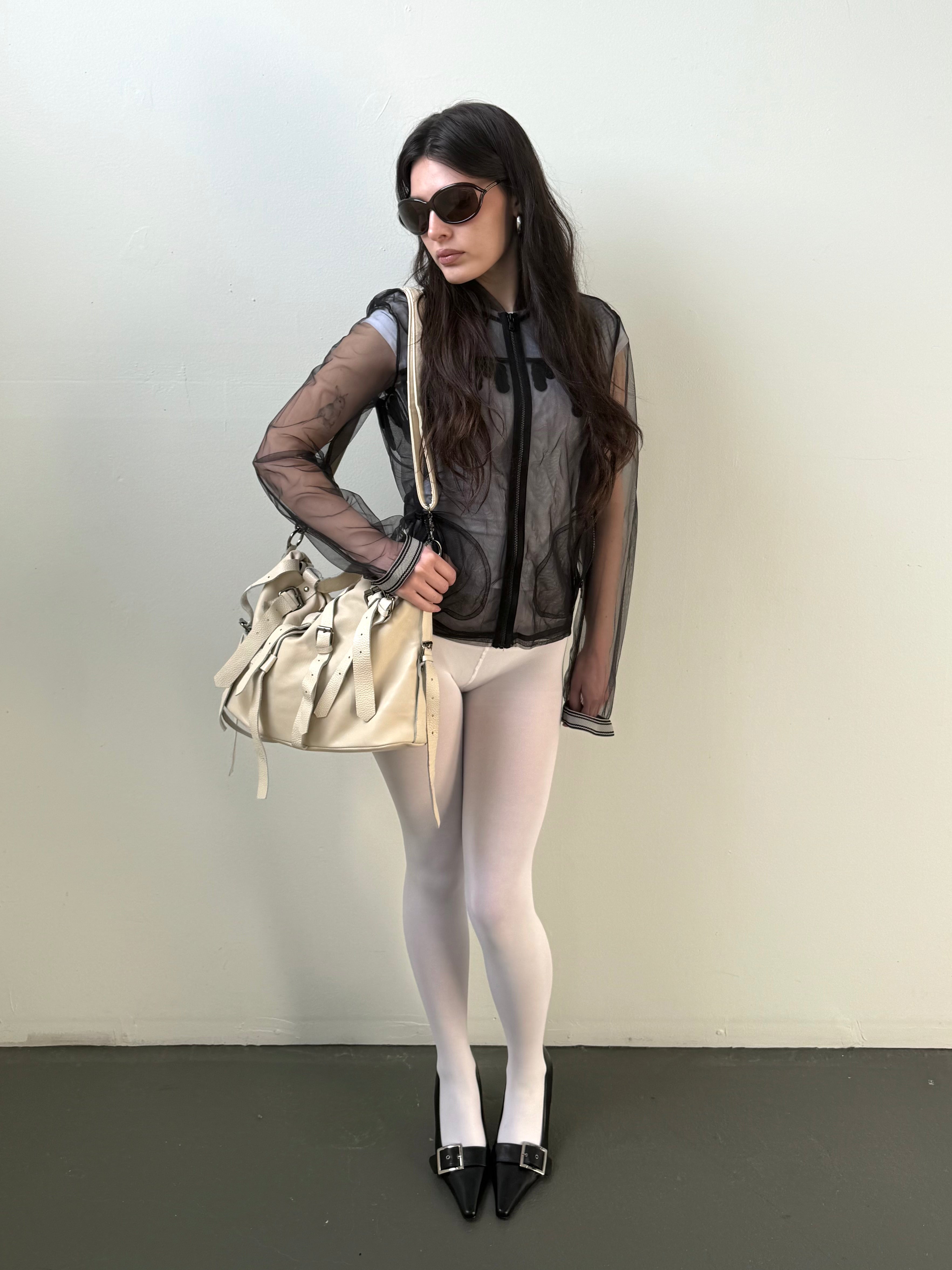 Vintage buckle 2 way bag