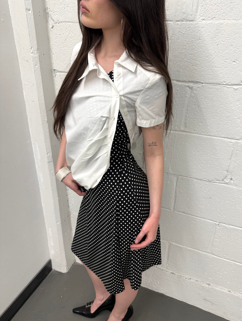 Alexander McQueen asymmetrical shirt