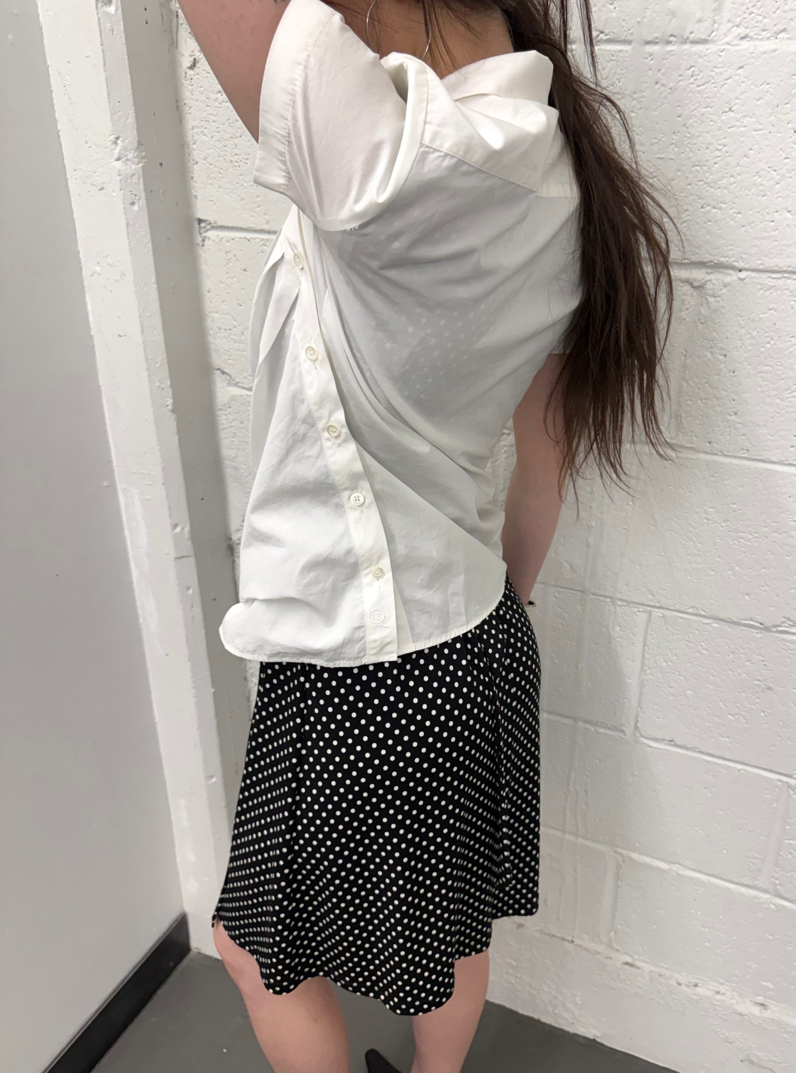Alexander McQueen asymmetrical shirt