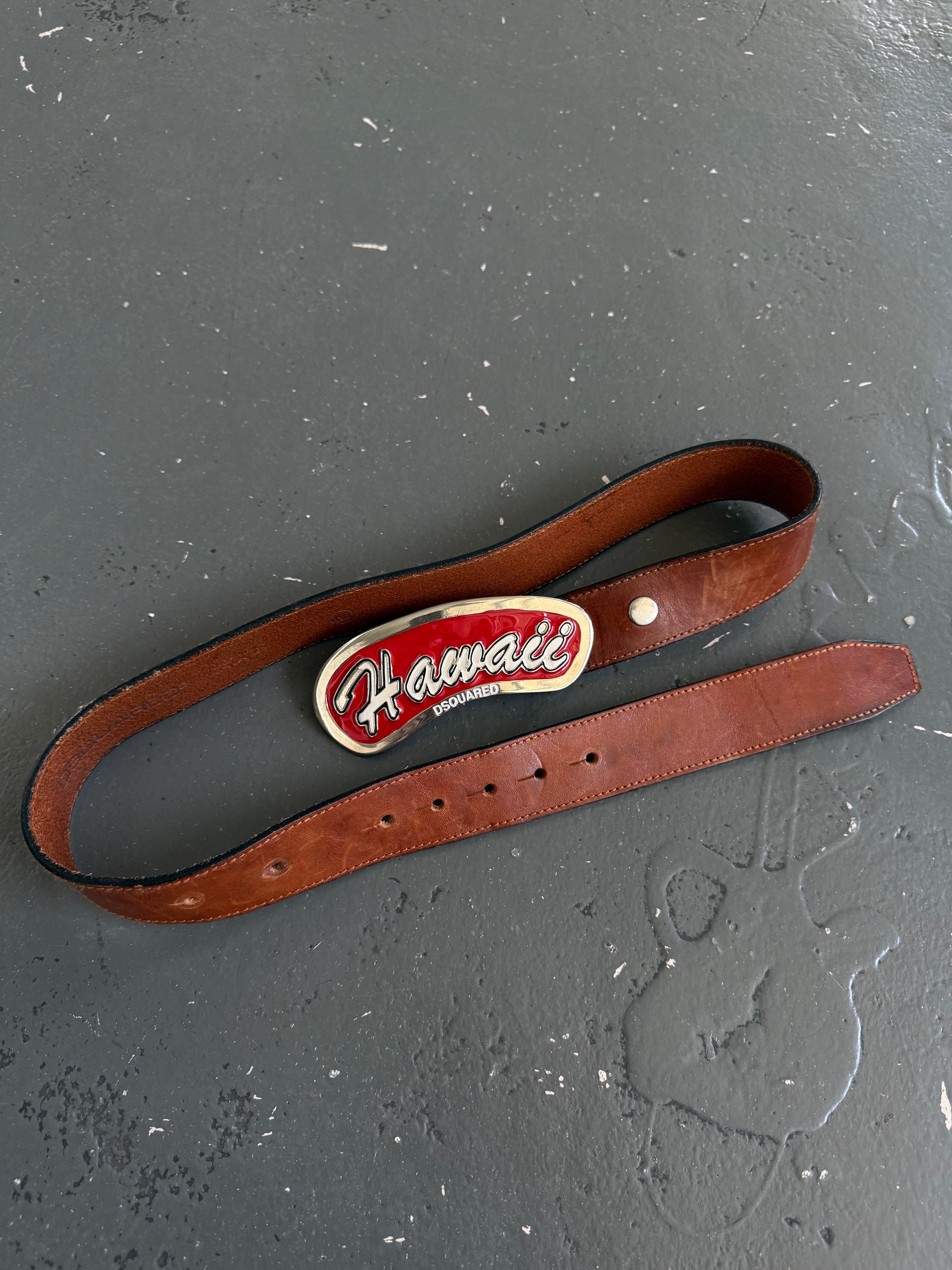 Dsquared Hawaii belt