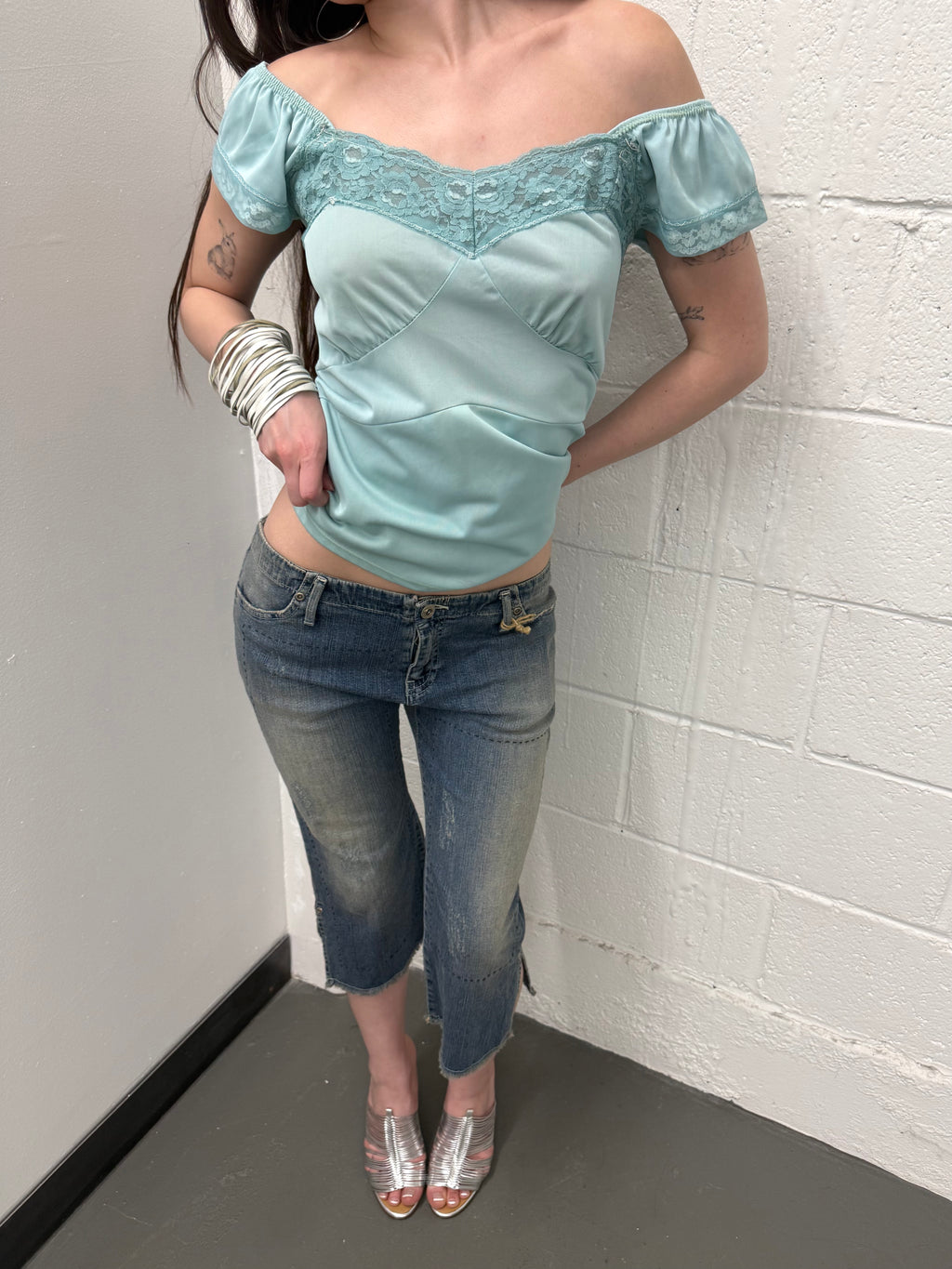 Vintage lace top