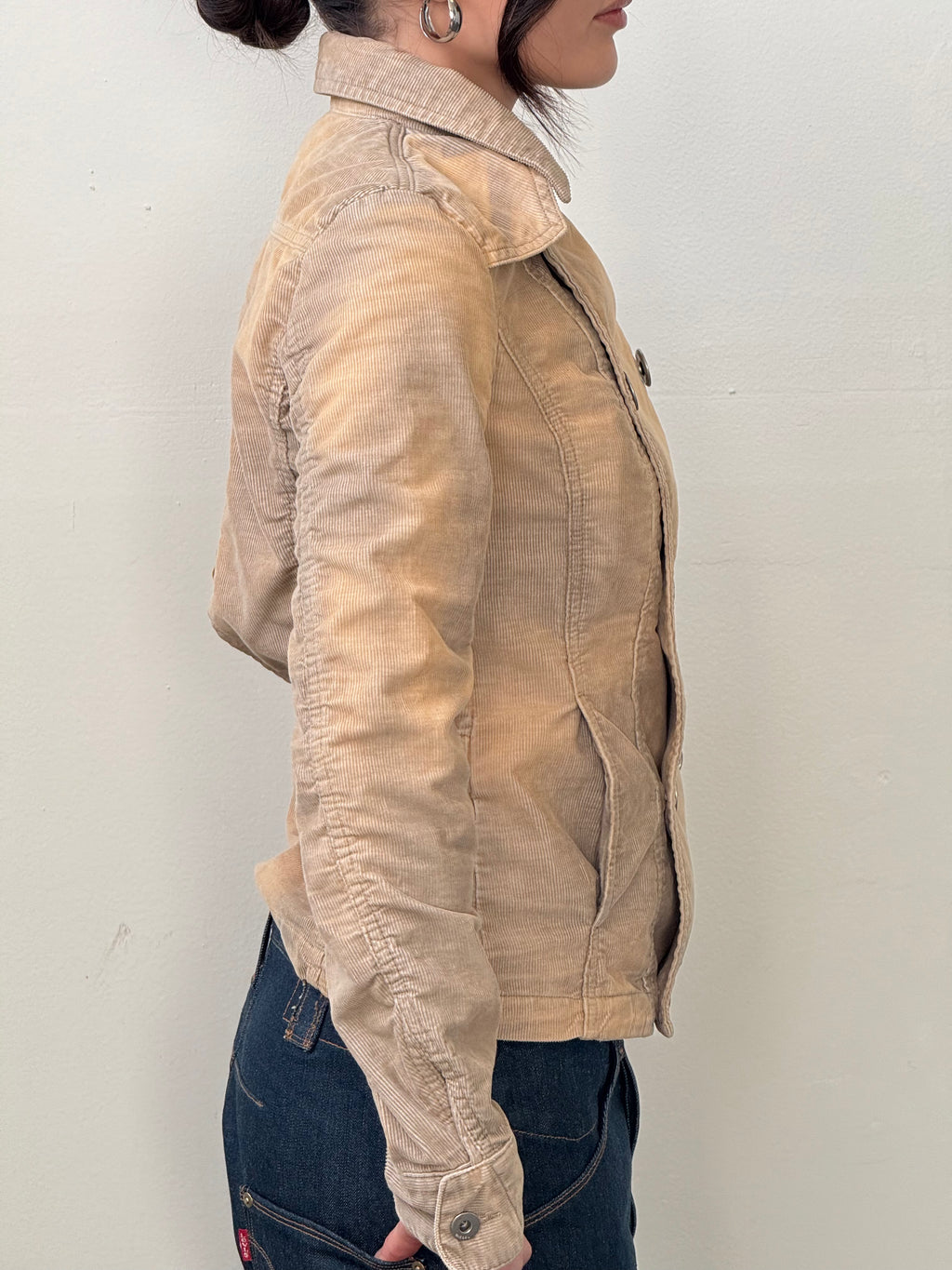 Diesel double breasted corduroy jacket