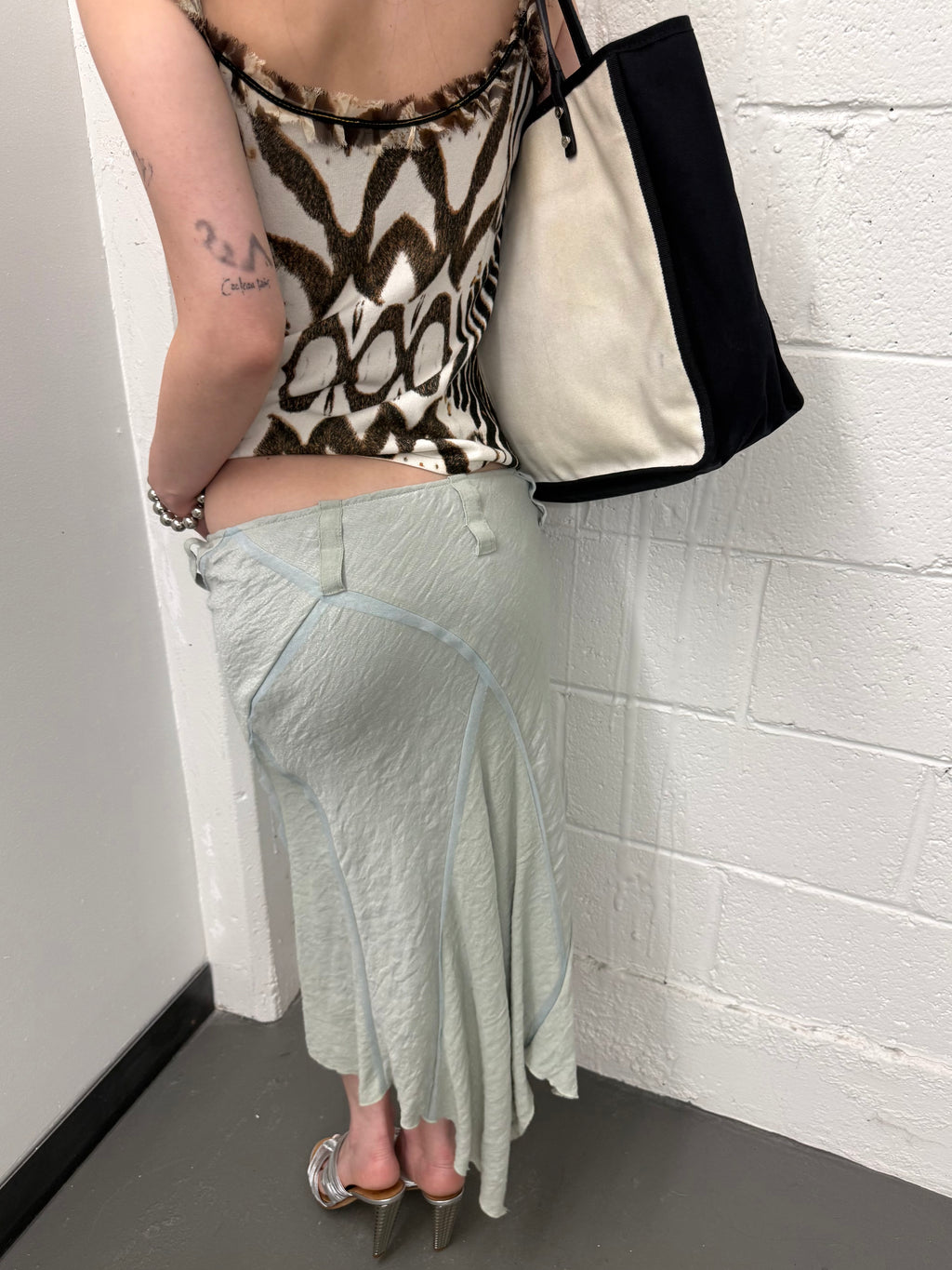 Vintage asymmetrical skirt