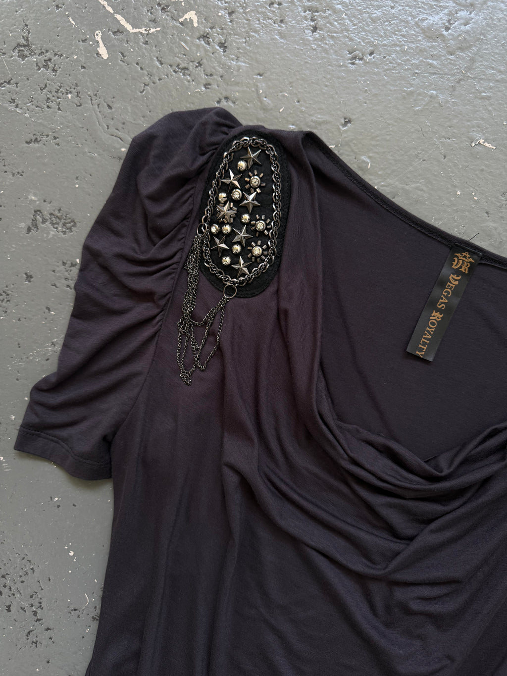Vintage cowl neck top