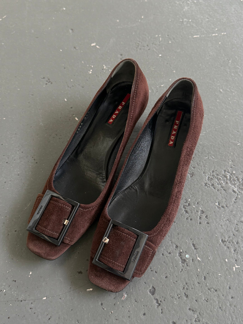 Prada sport kitten heels