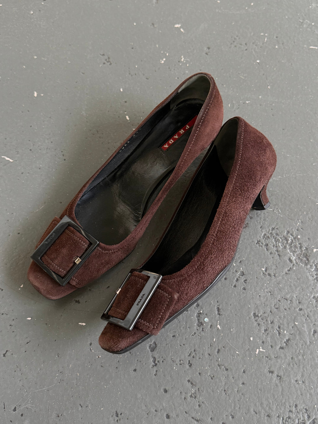 Prada sport kitten heels