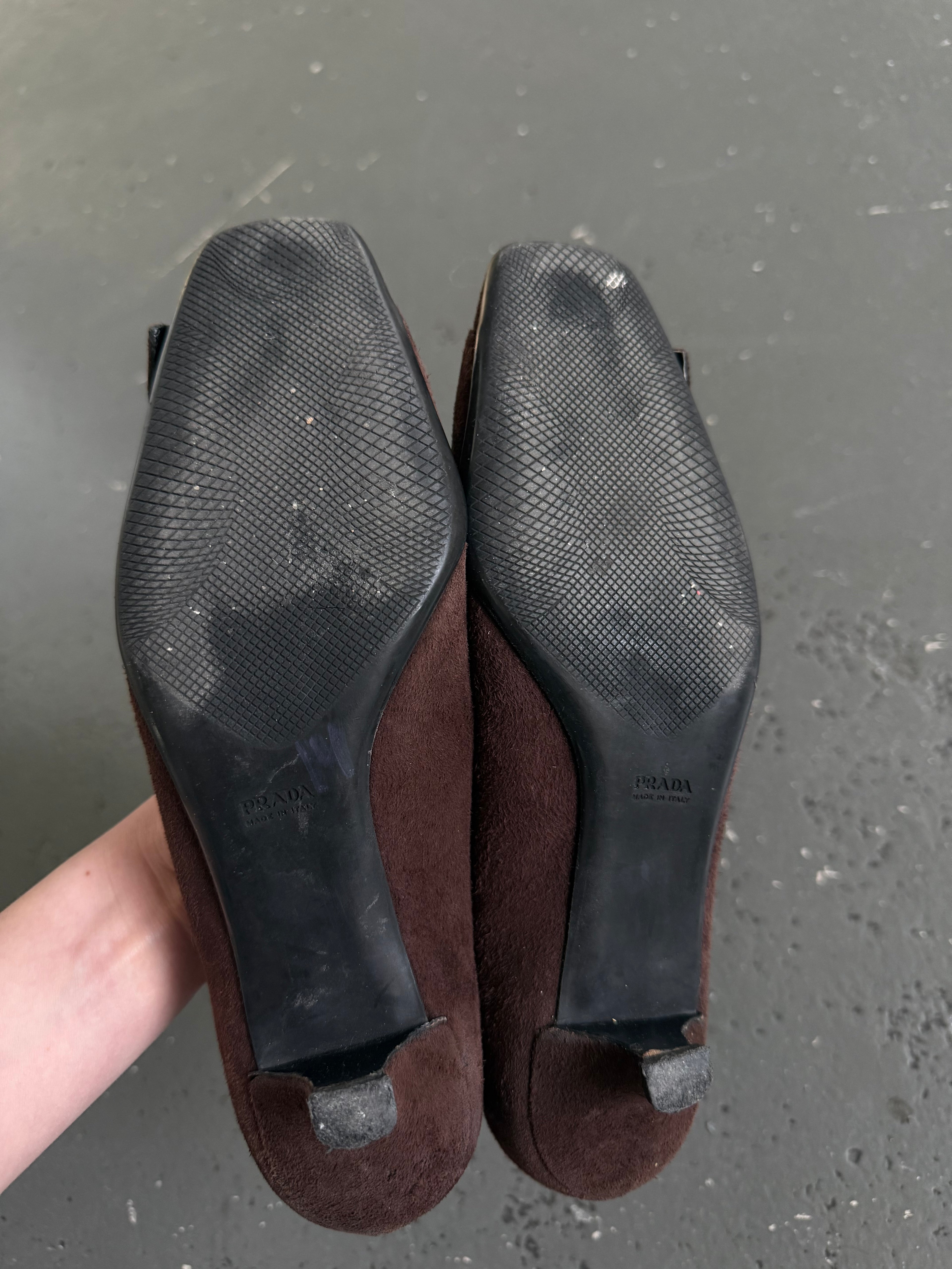 Prada sport kitten heels