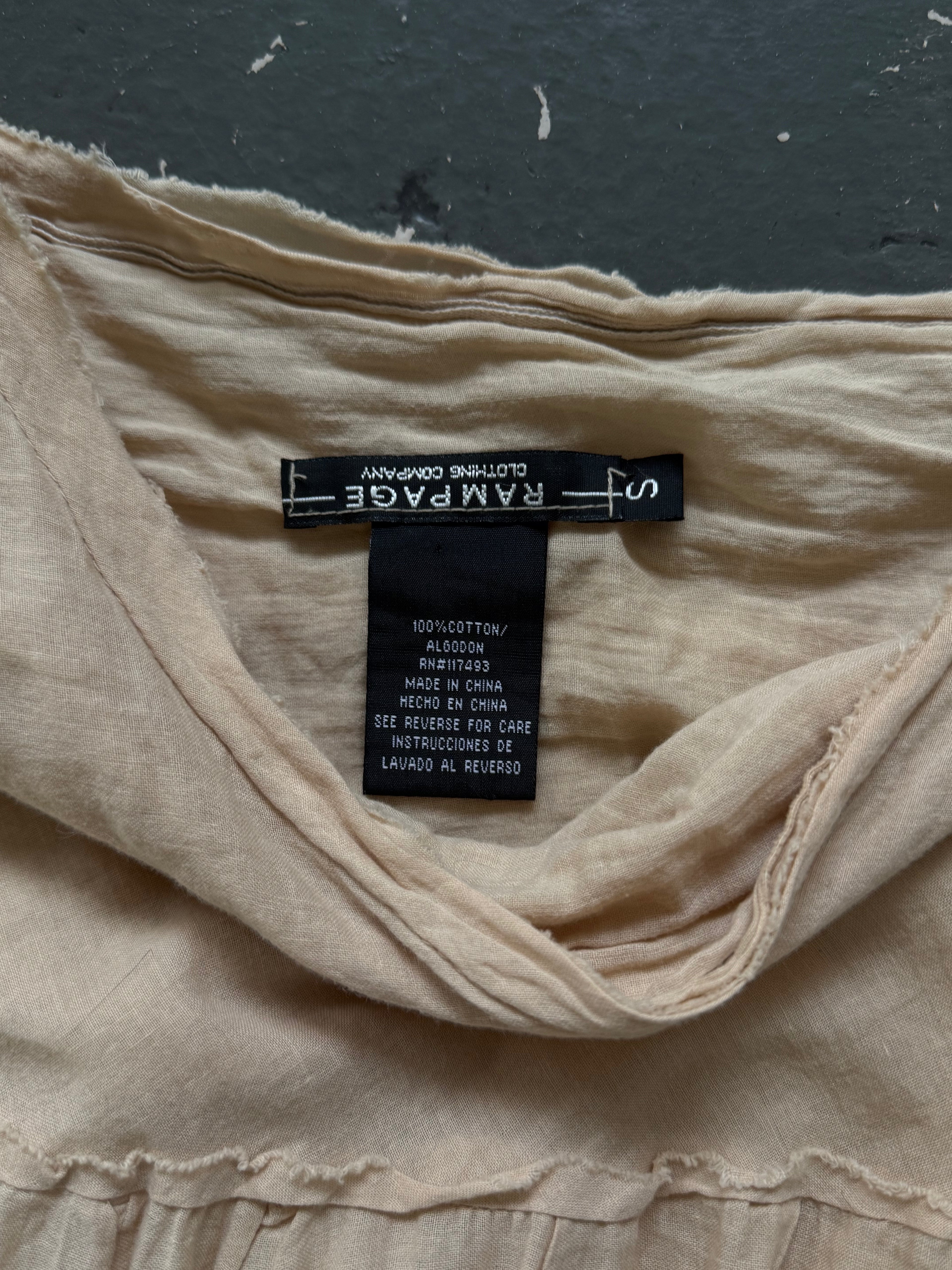 Rampage tiered maxi skirt