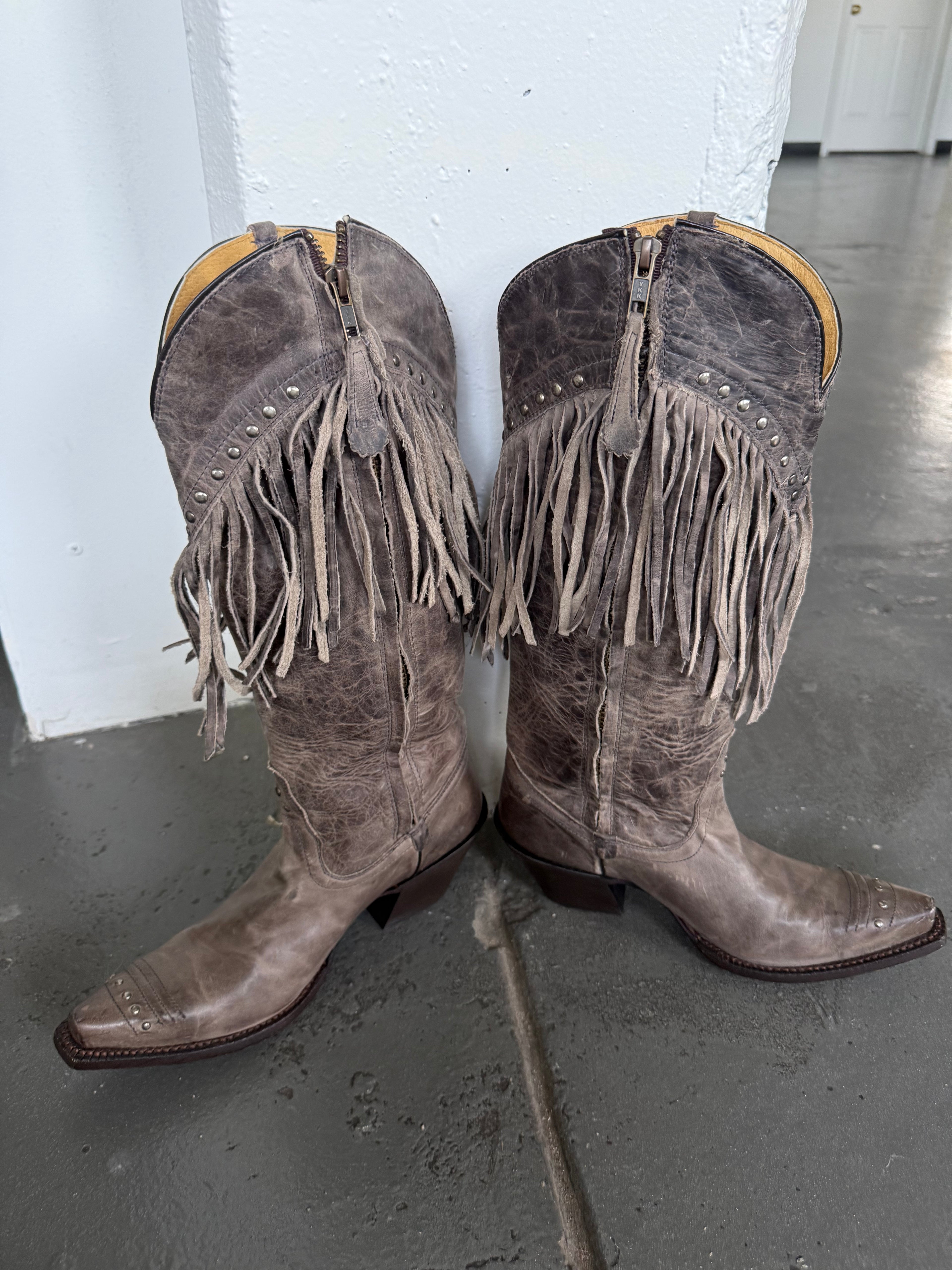 Tony Lama fringe boots