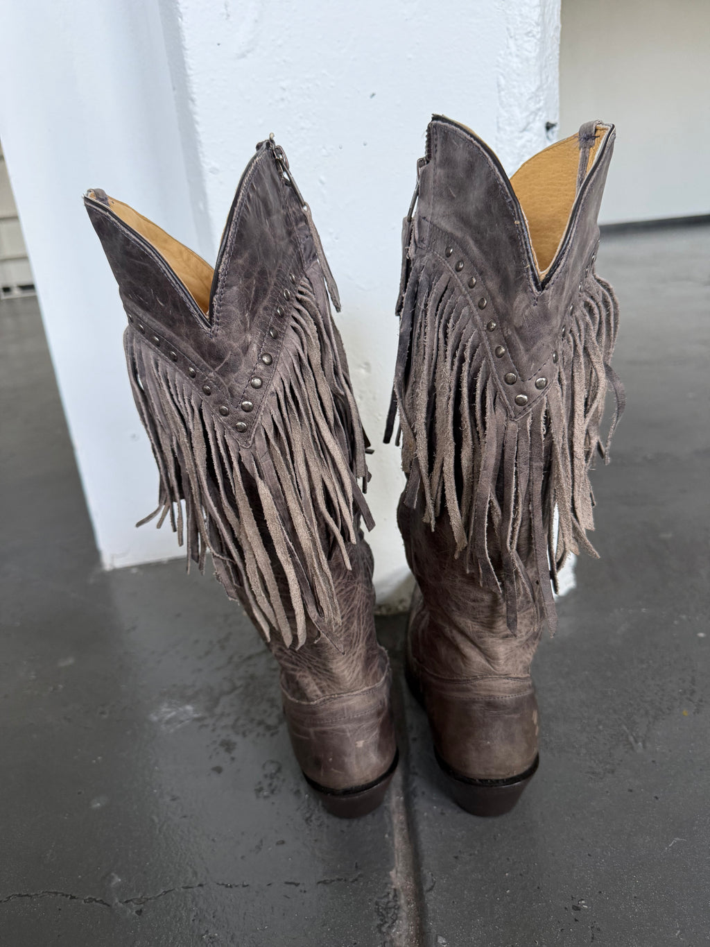 Tony Lama fringe boots