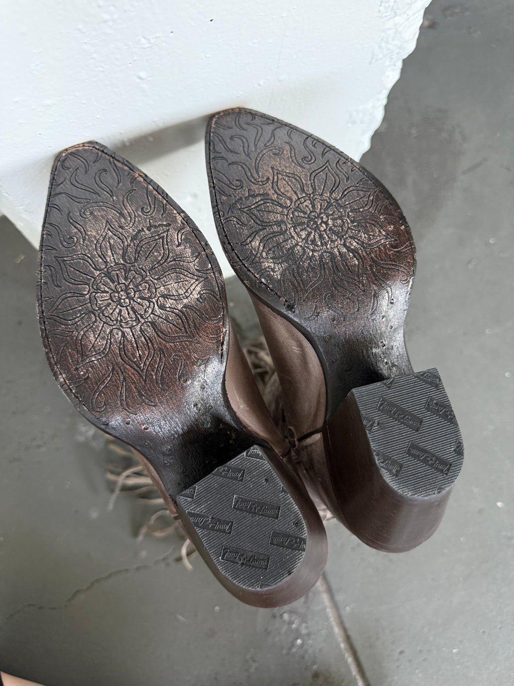 Tony Lama fringe boots
