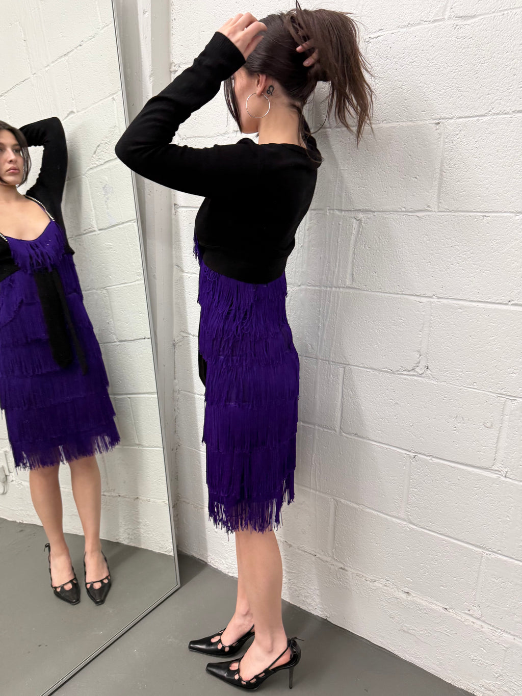 Vintage fringe dress