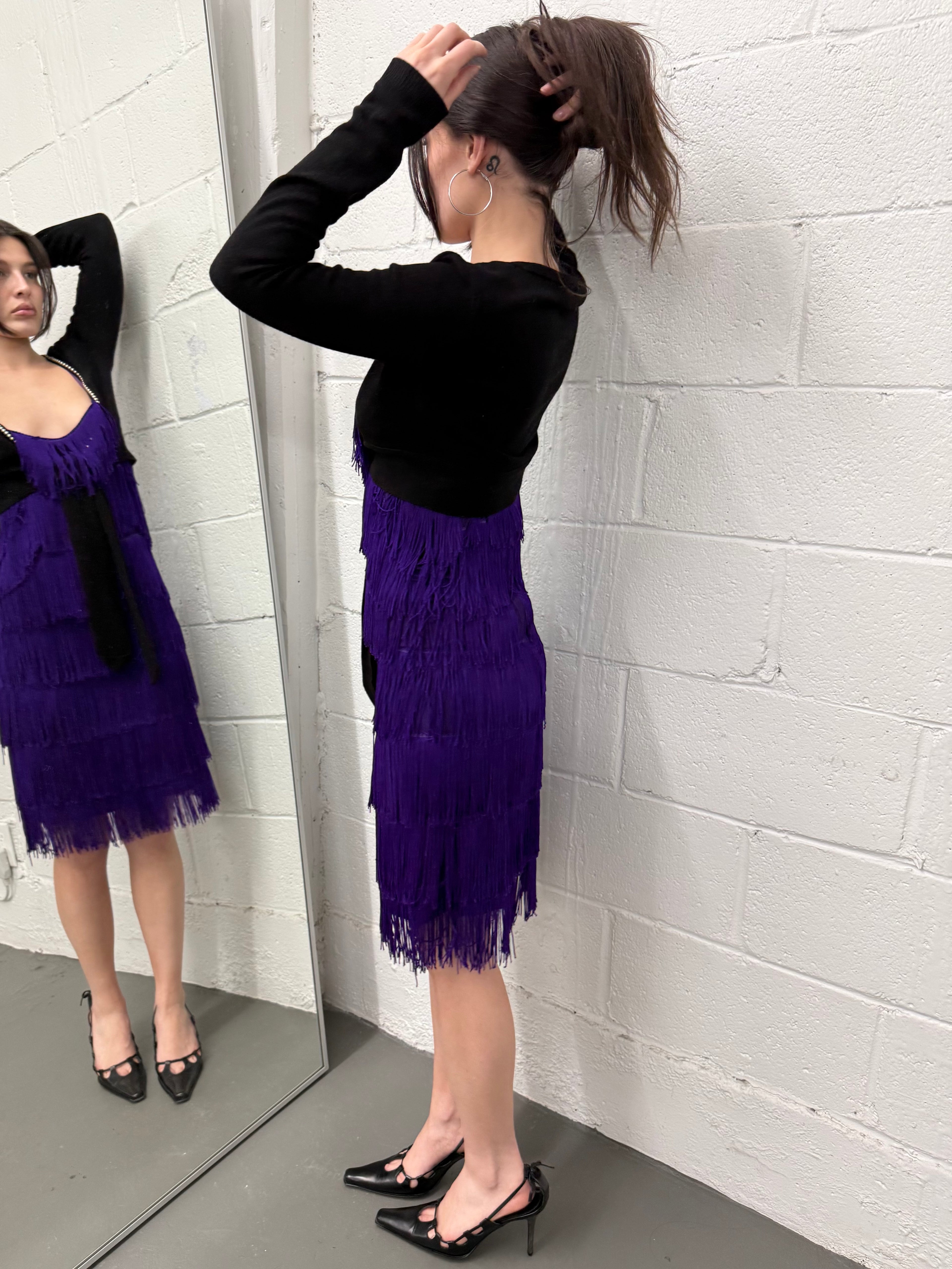 Vintage fringe dress