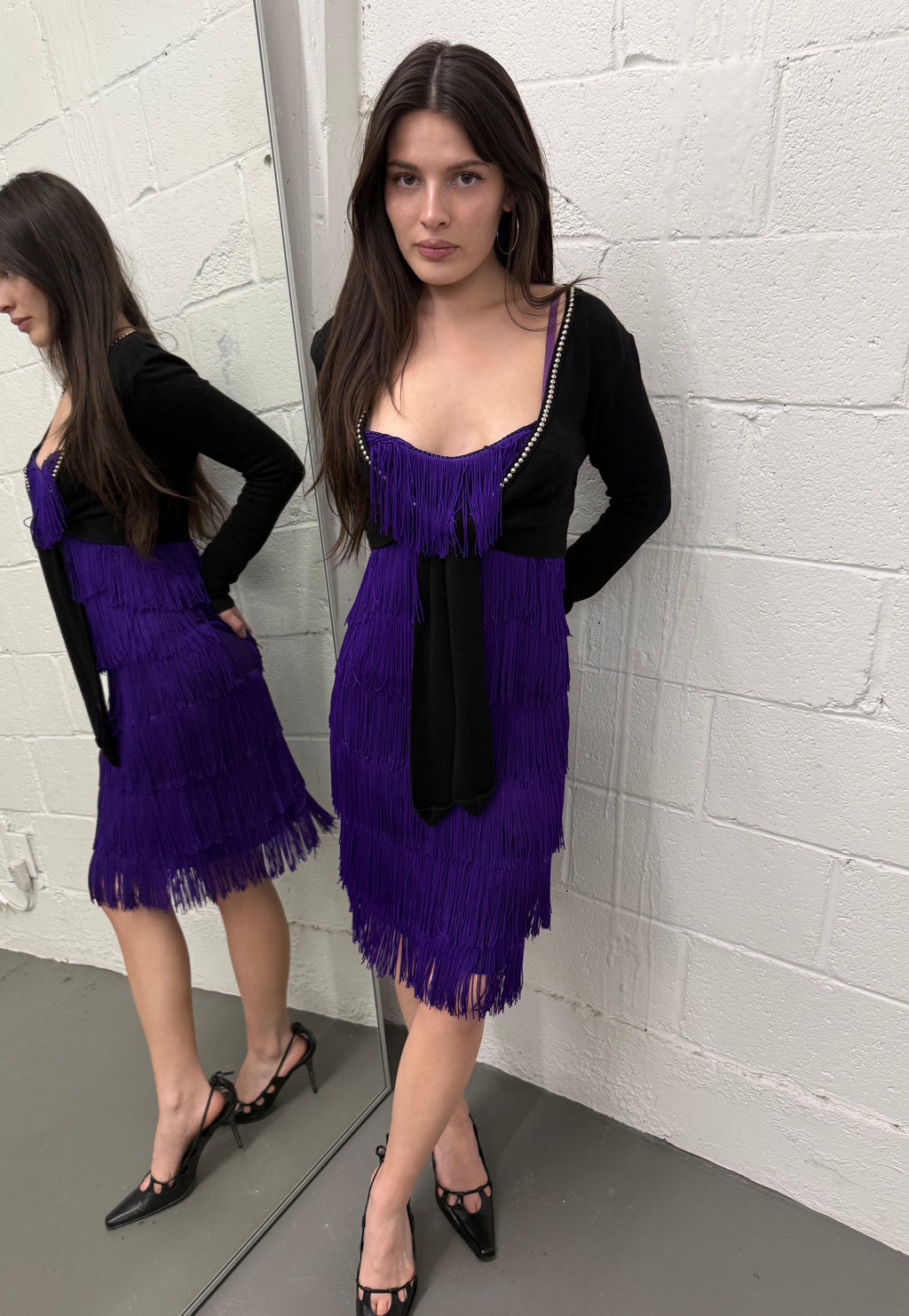Vintage fringe dress