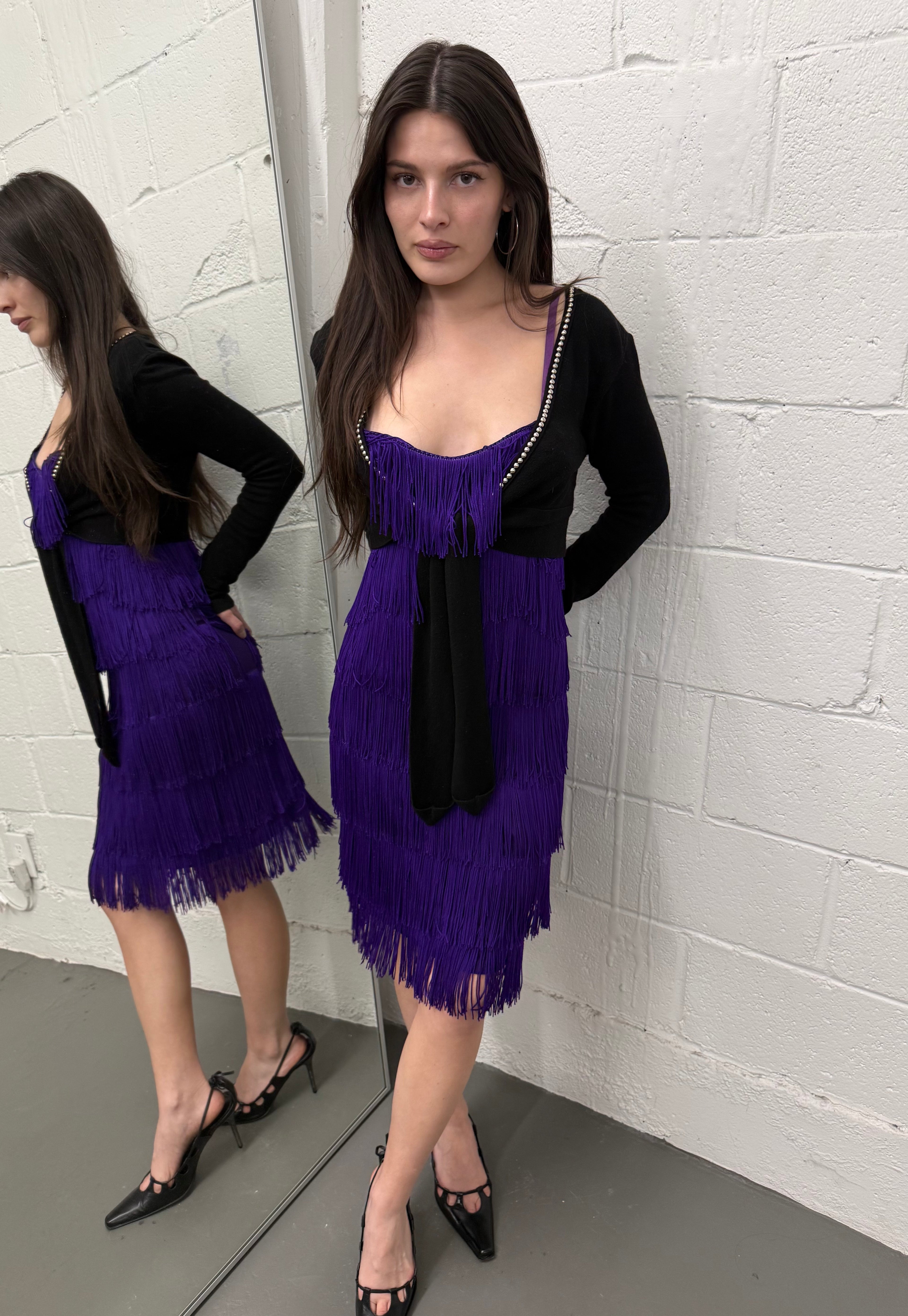 Vintage fringe dress