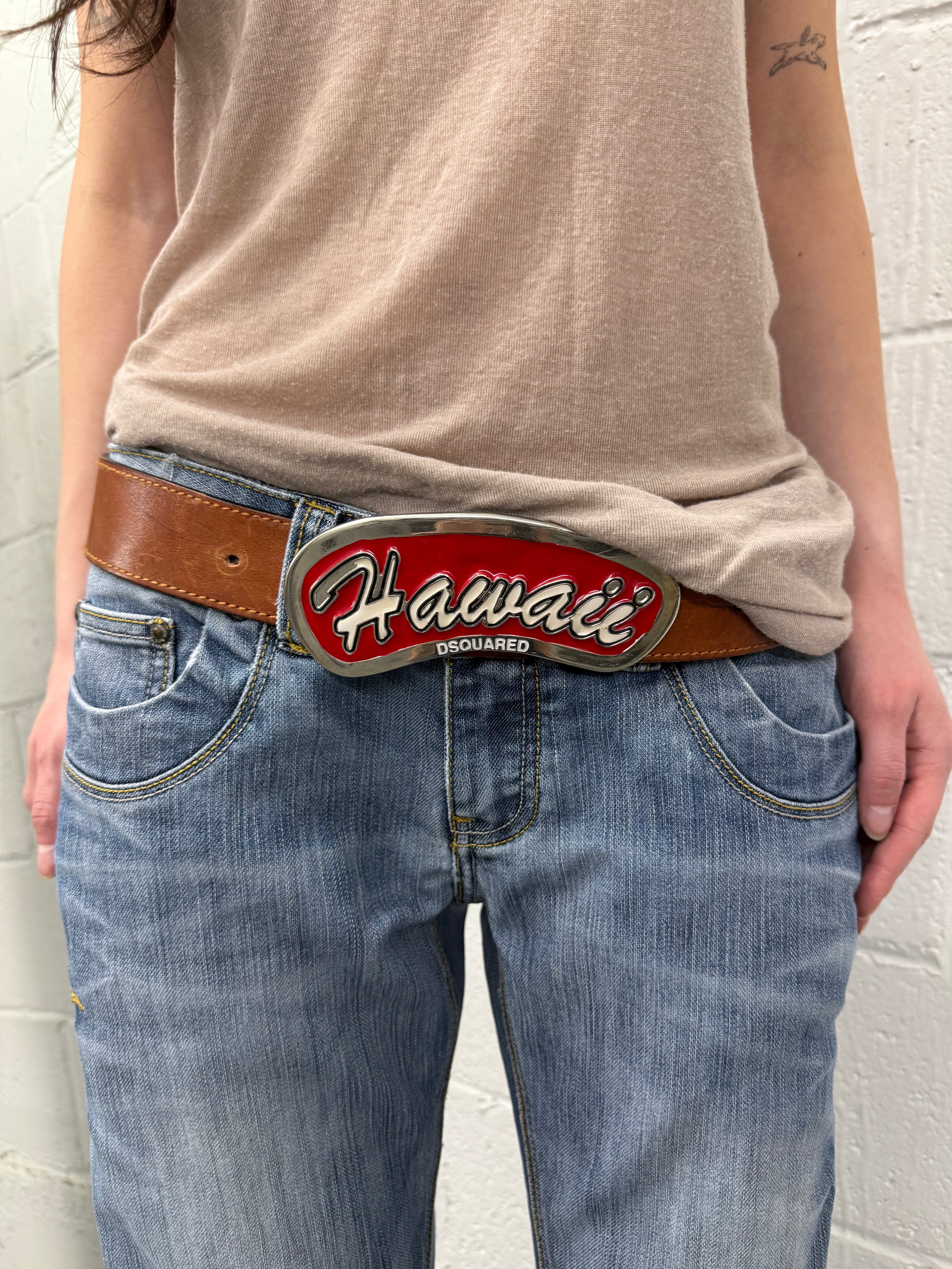 Dsquared Hawaii belt