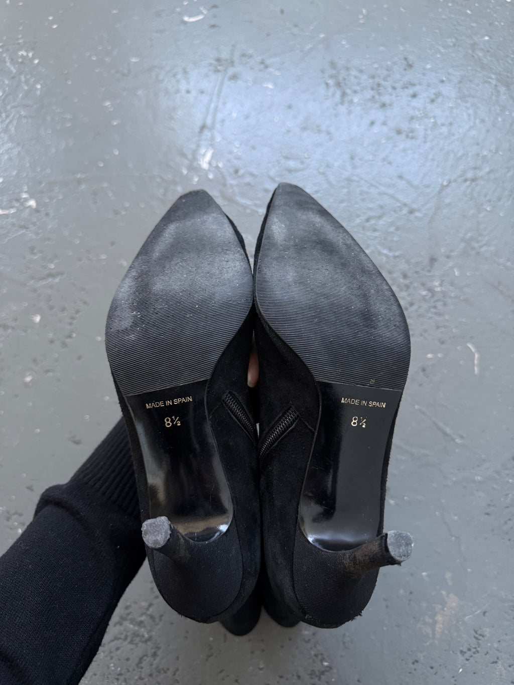 Vintage lace detail boots