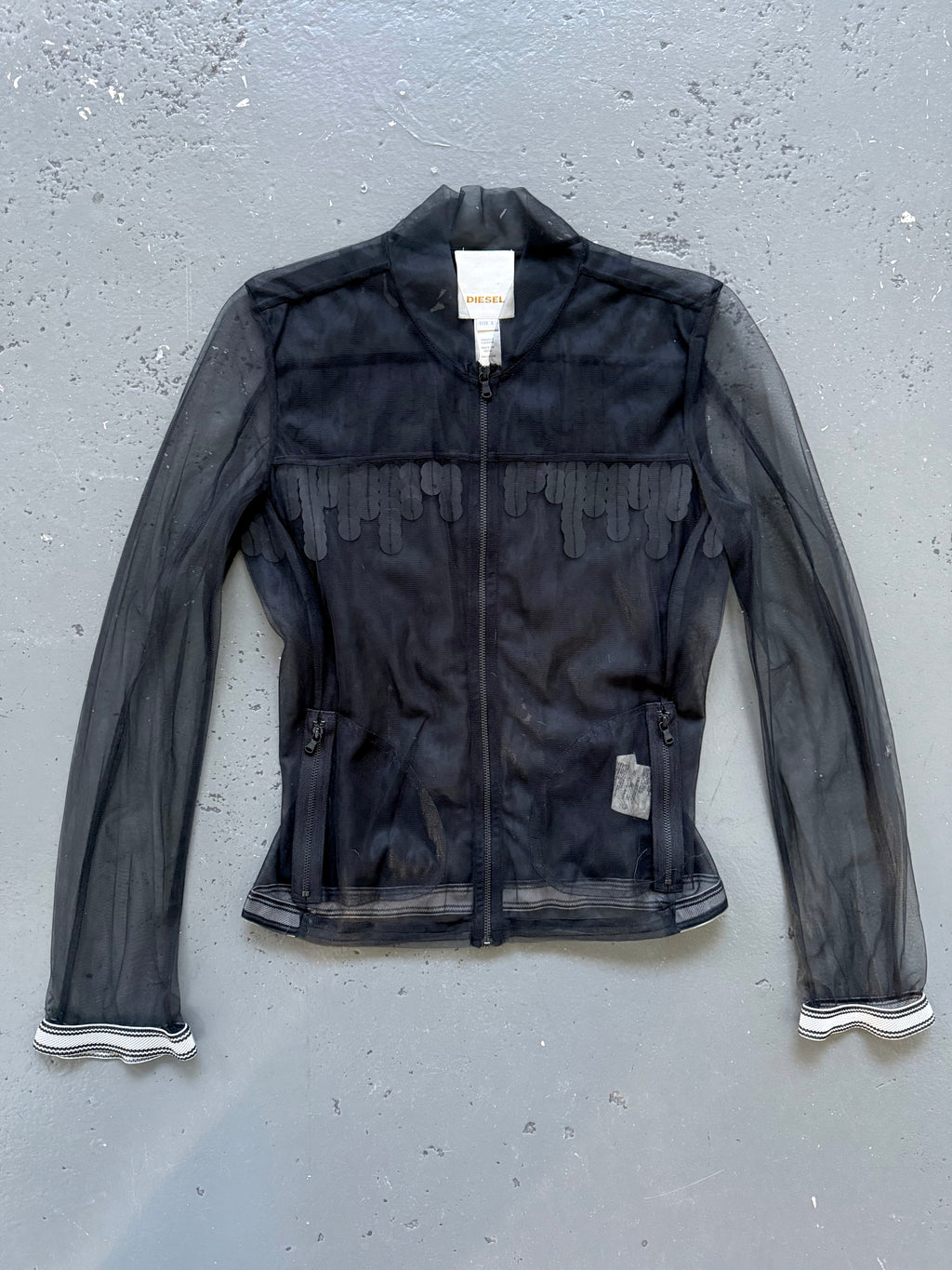 Diesel sheer jacket/top