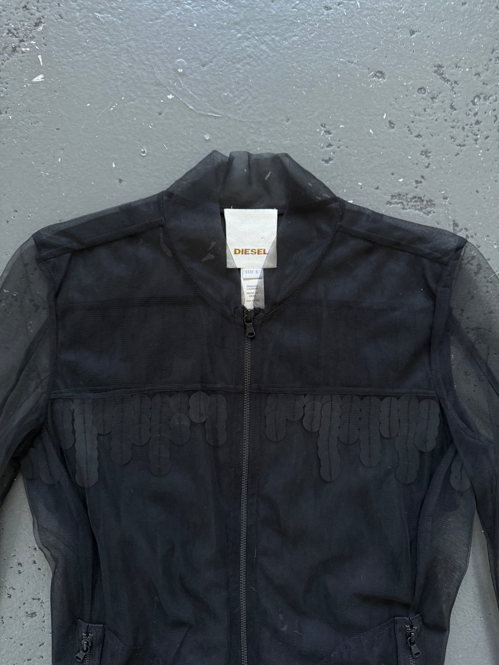 Diesel sheer jacket/top