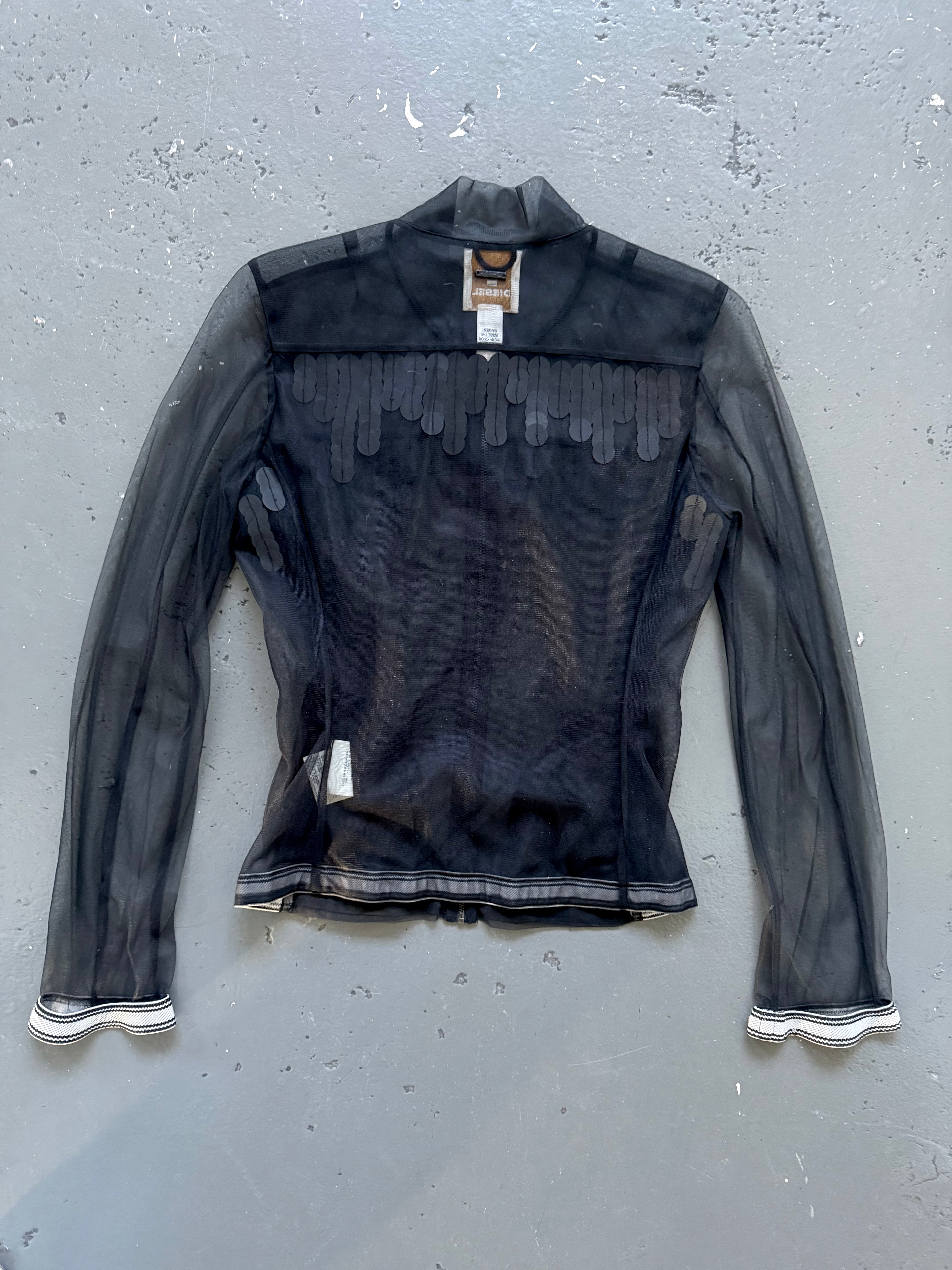 Diesel sheer jacket/top