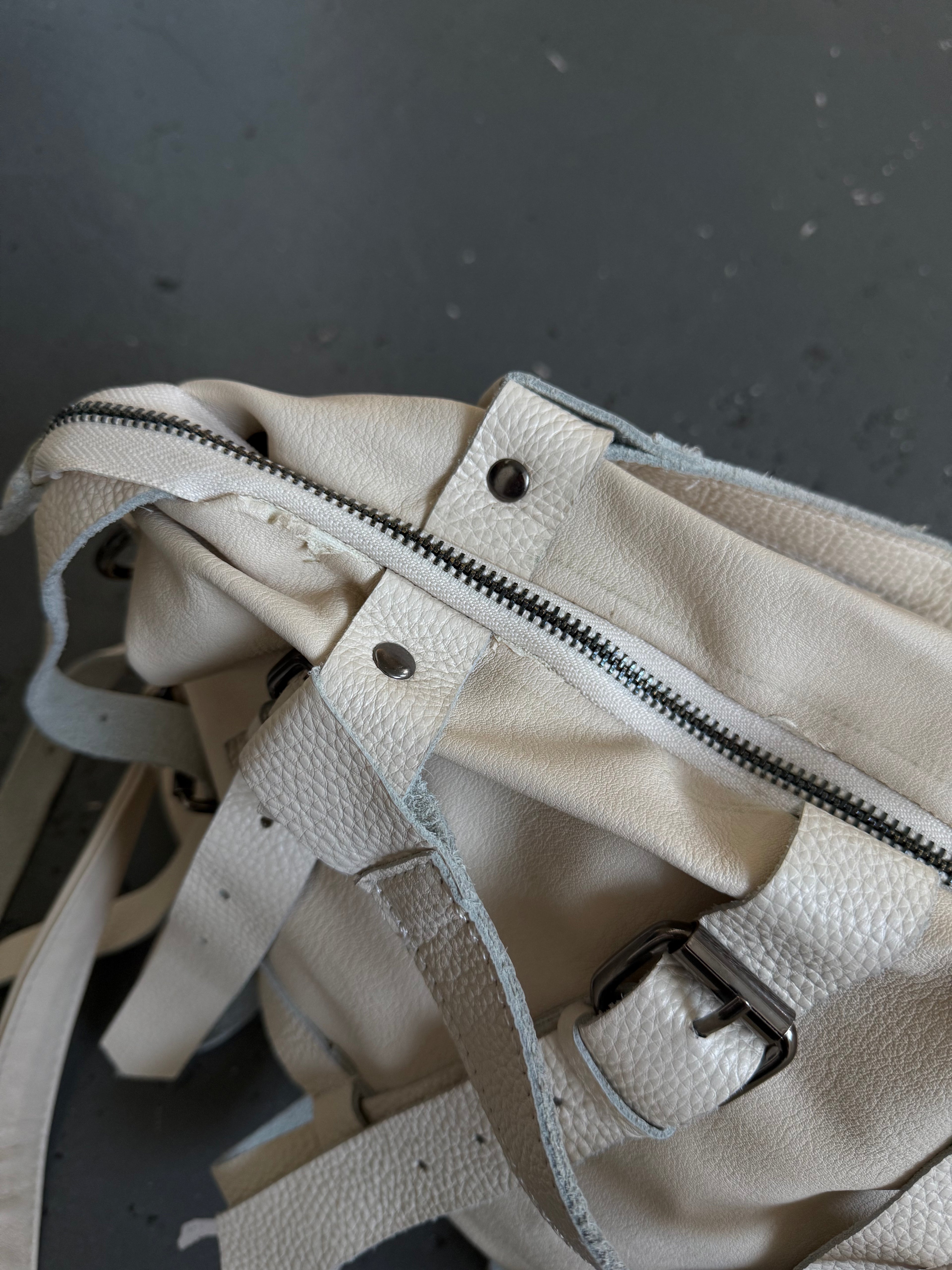 Vintage buckle 2 way bag