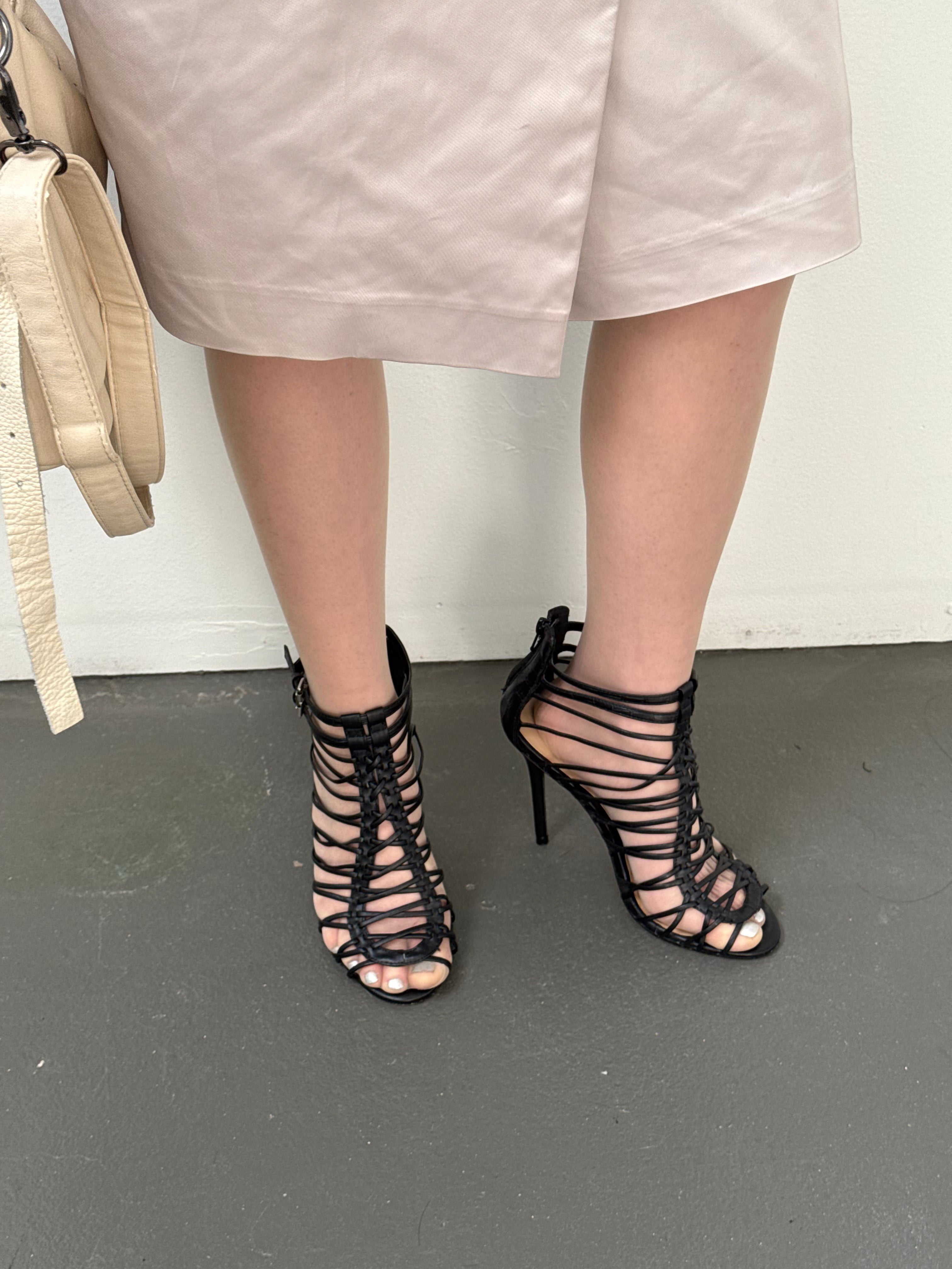 Vintage strappy heels