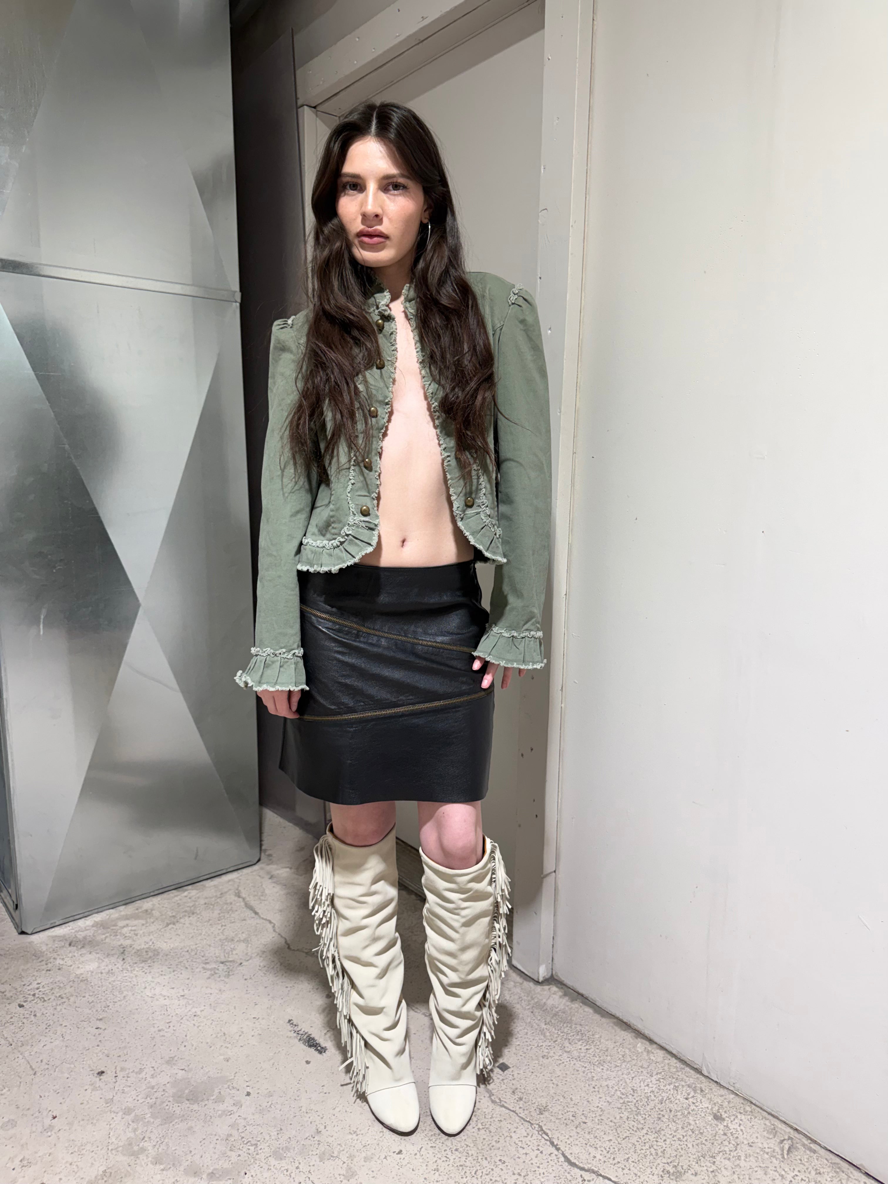 Versus Versace zipper skirt