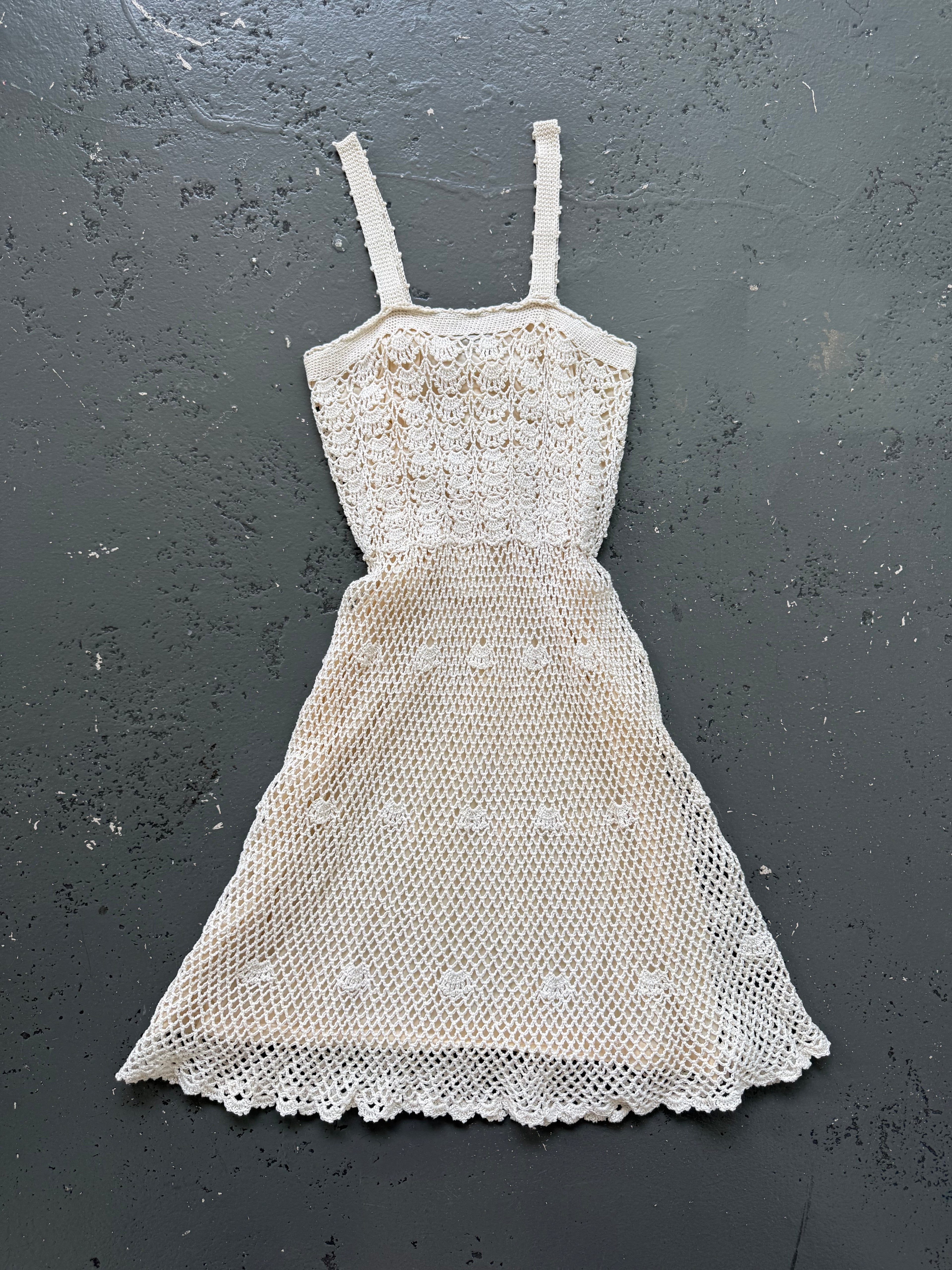 Vintage crochet dress