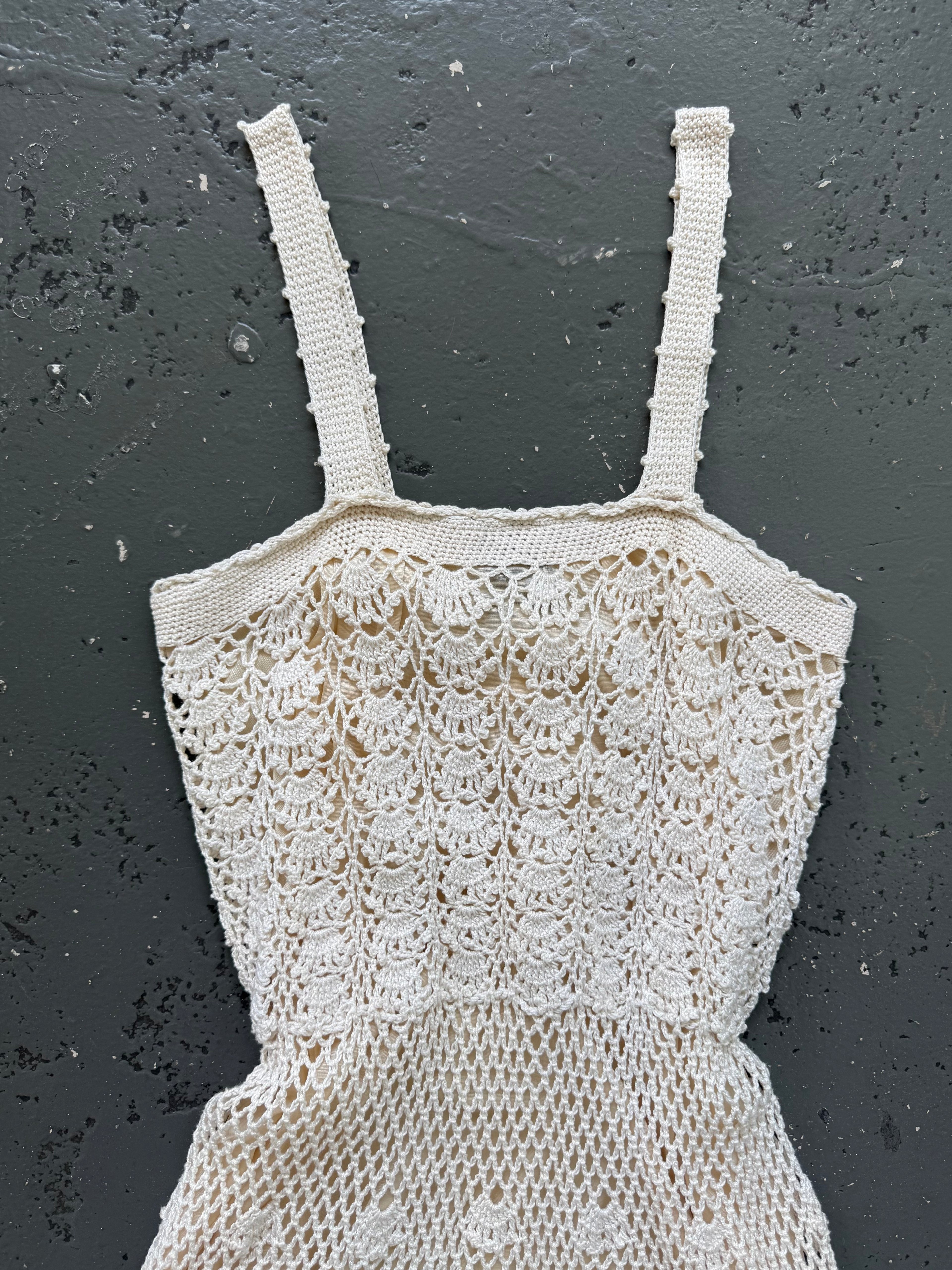 Vintage crochet dress