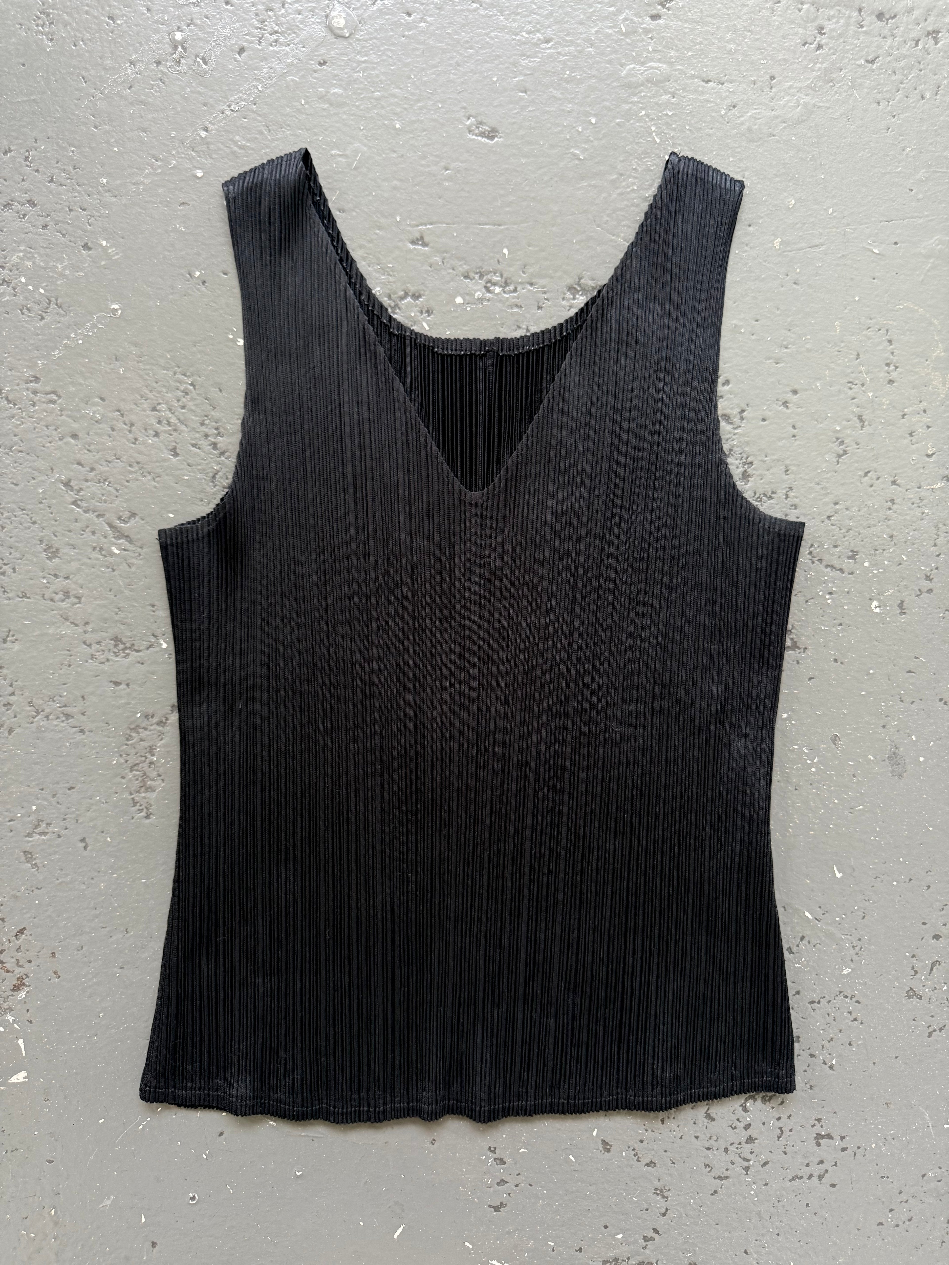 Pleated tank top