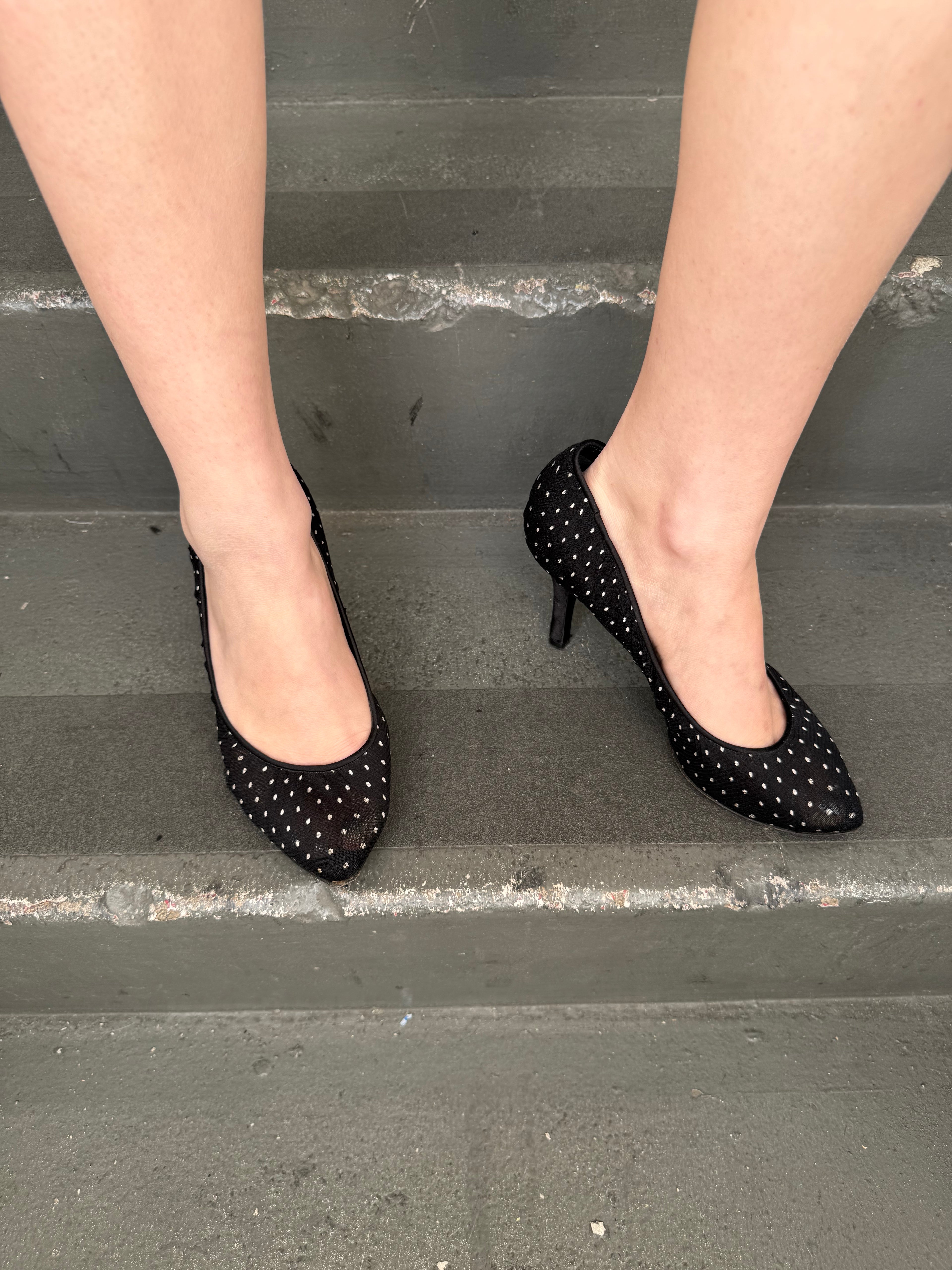 Dolce & Gabbana polka dot heels