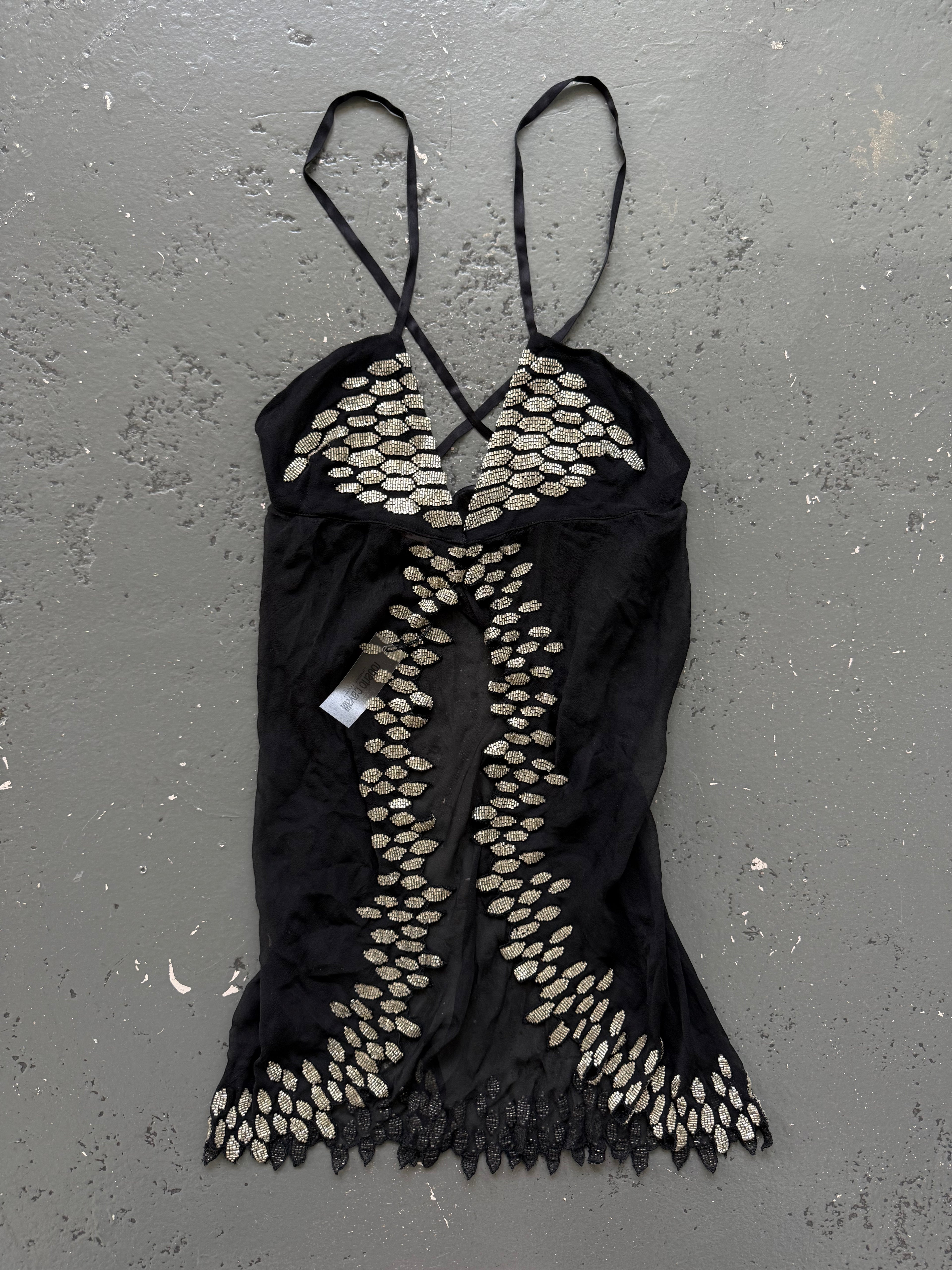 Roberto Cavalli beaded top